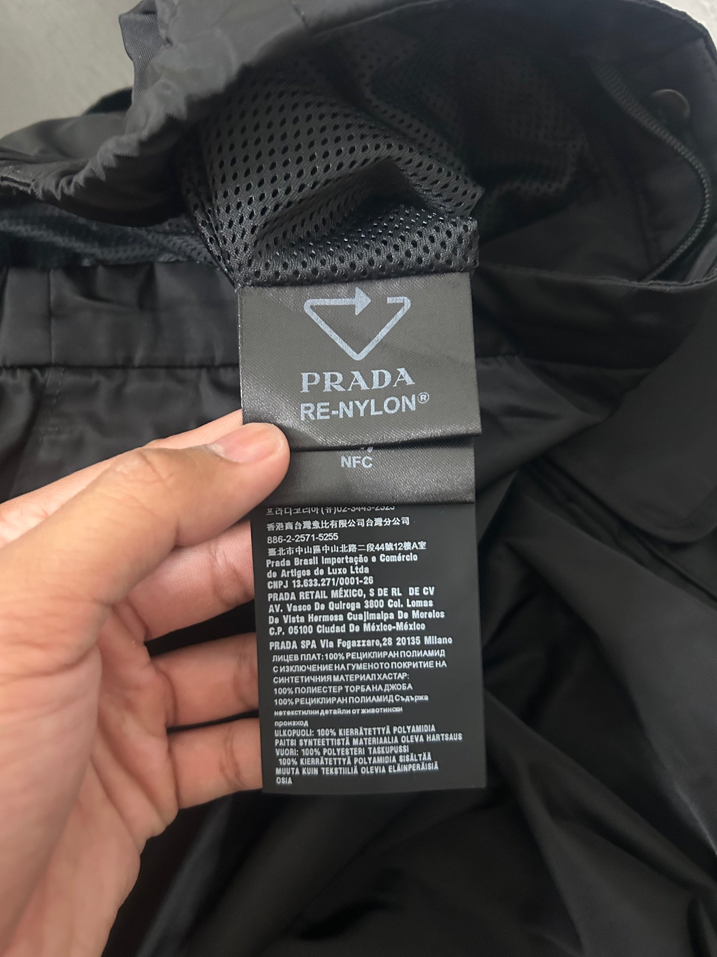 Prada Nylon Cargo Pants
