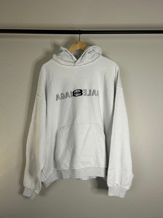 Balenciaga Grey Inside Out Hoodie