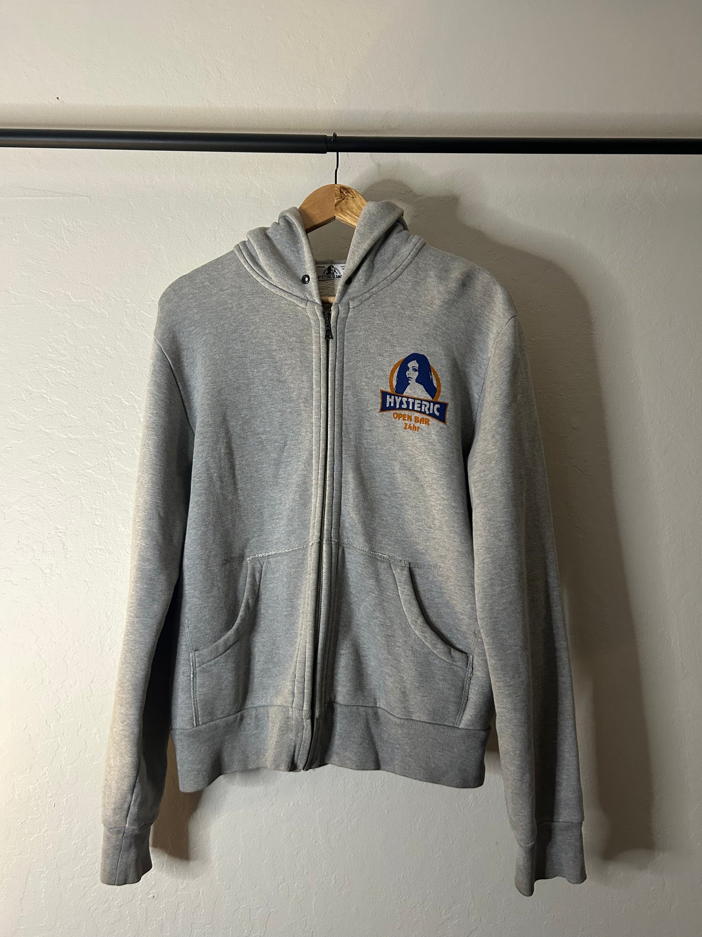 Hysteric Glamour Hotel Zip Up Hoodie