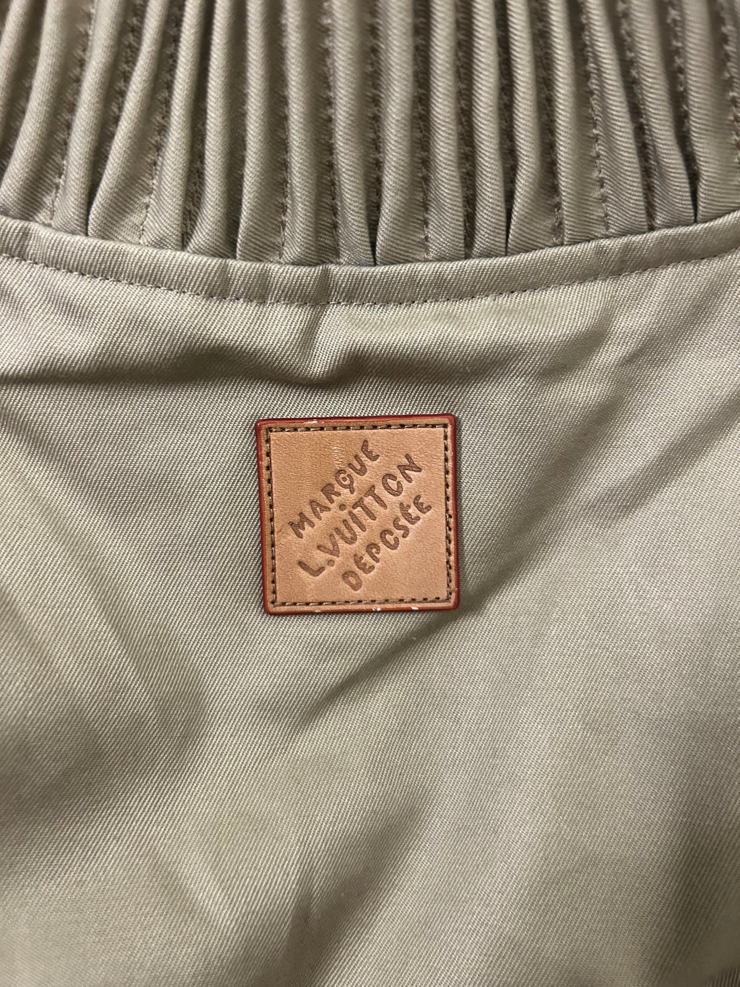 Louis Vuitton Tan Baseball Bomber Jacket