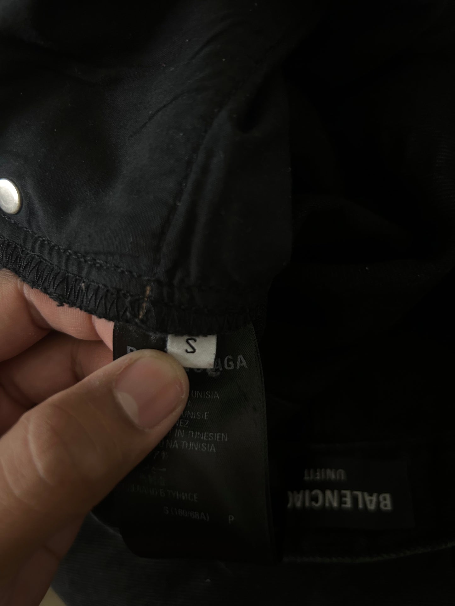 Balenciaga Black Lost Tape Jeans