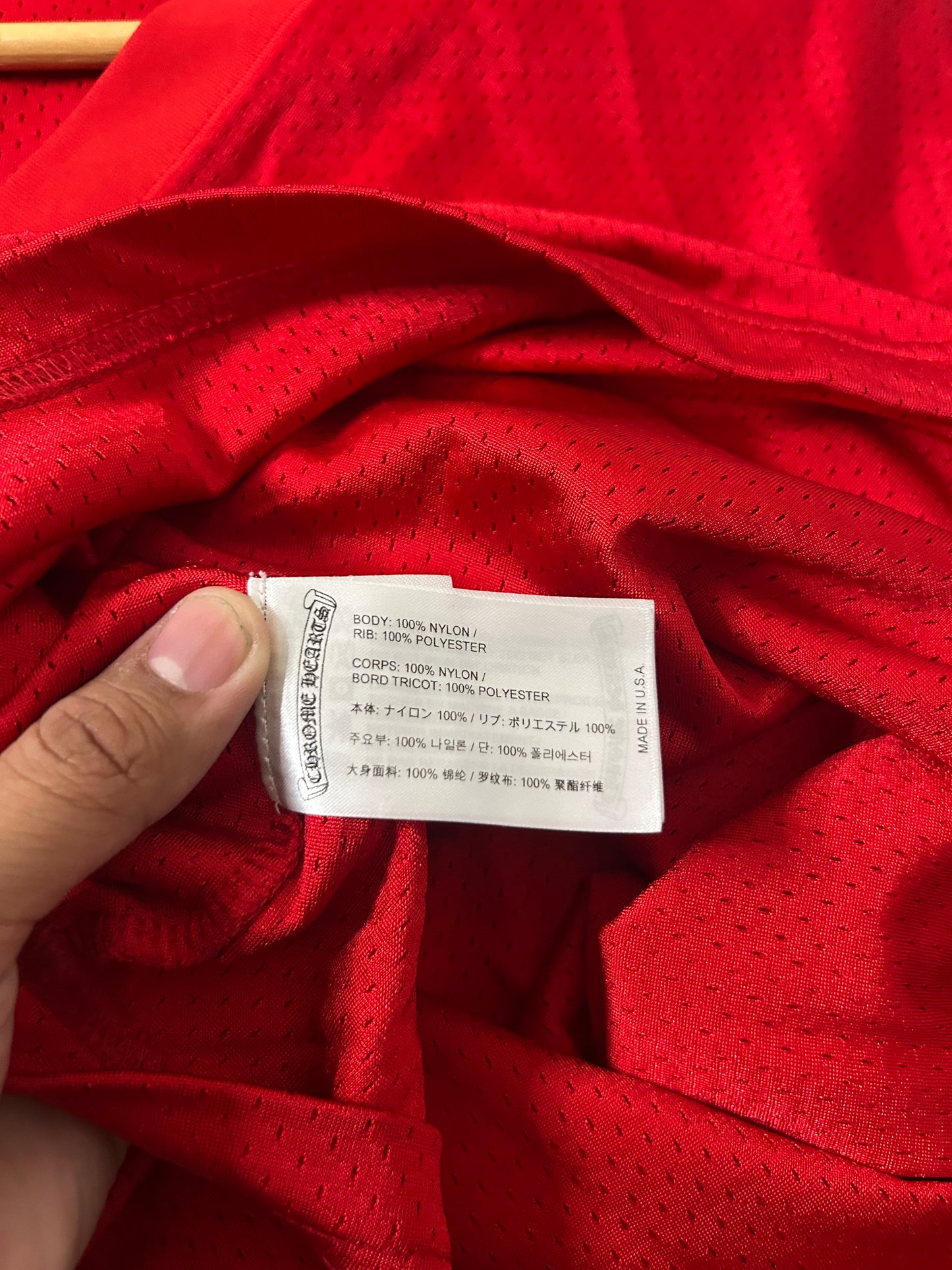 Chrome Hearts Matty Boy Red Form Jersey