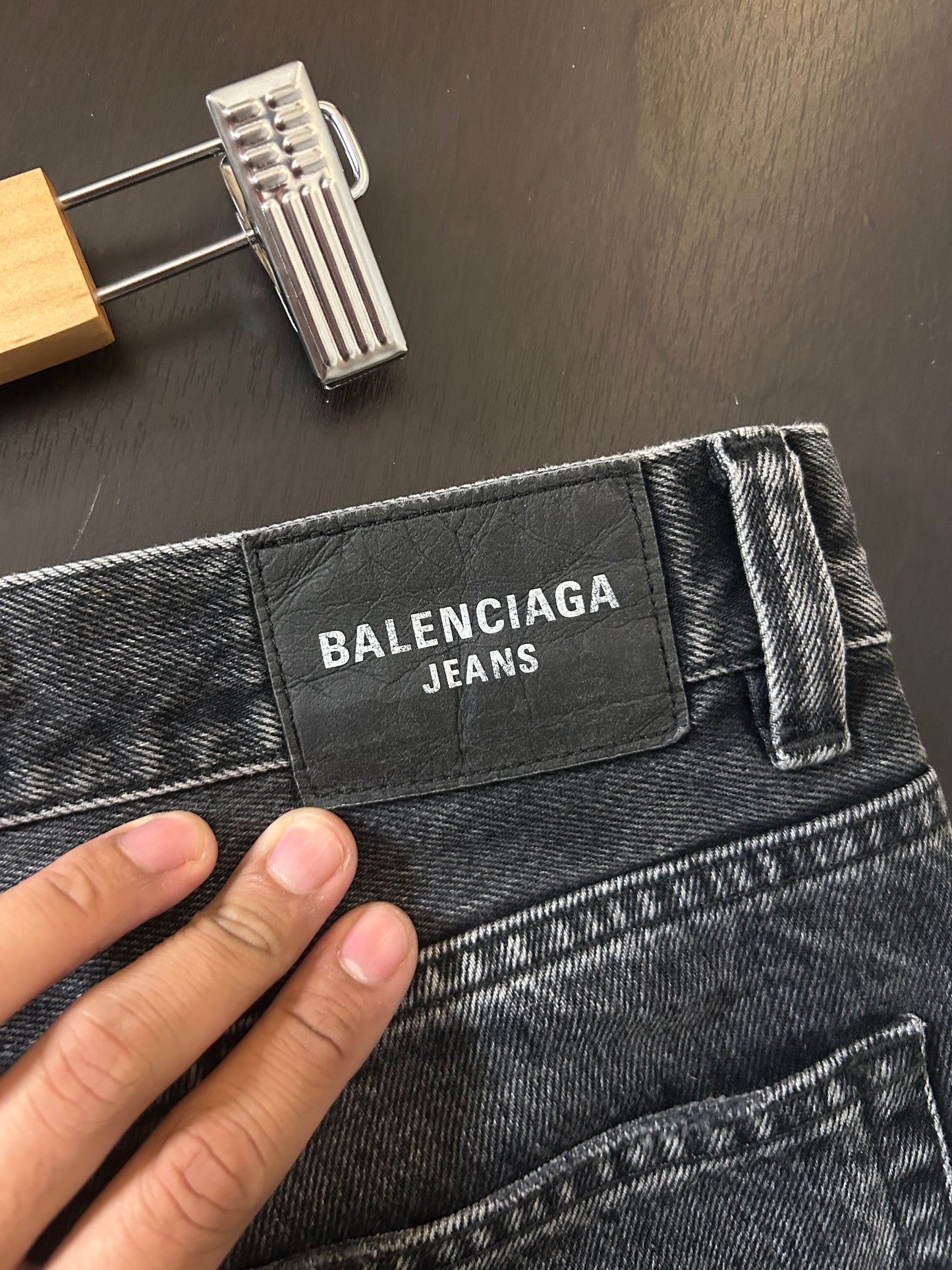 Balenciaga Black Lost Tape Jeans