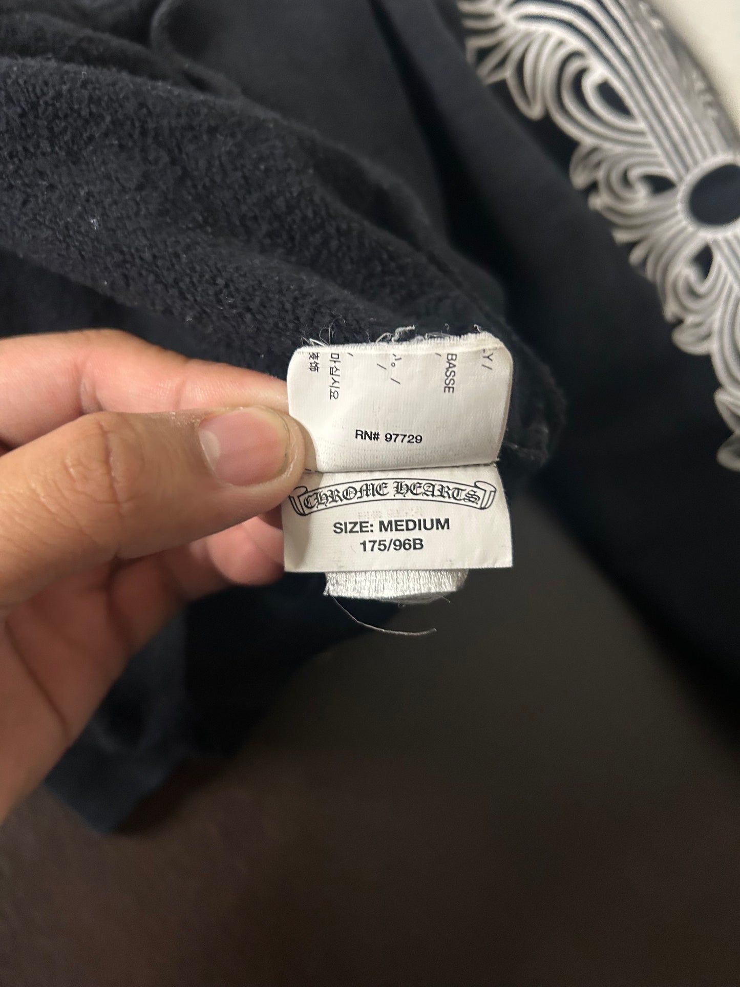 Chrome Hearts Floral Horseshoe Hoodie