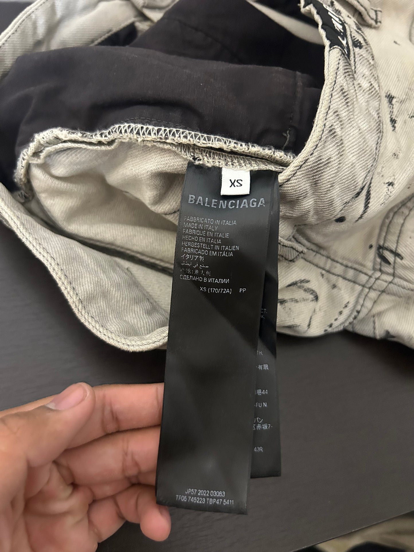 Balenciaga Graffiti Jeans