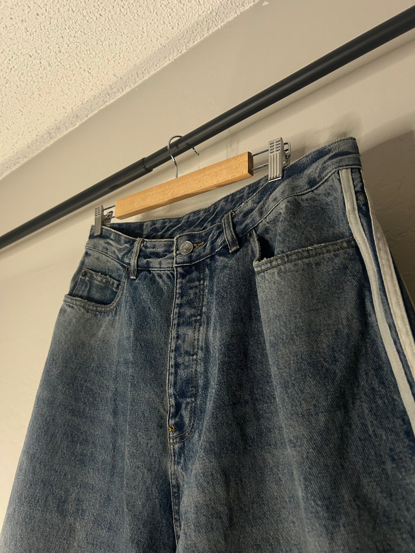 Balenciaga Adidas Three Stripe Jeans