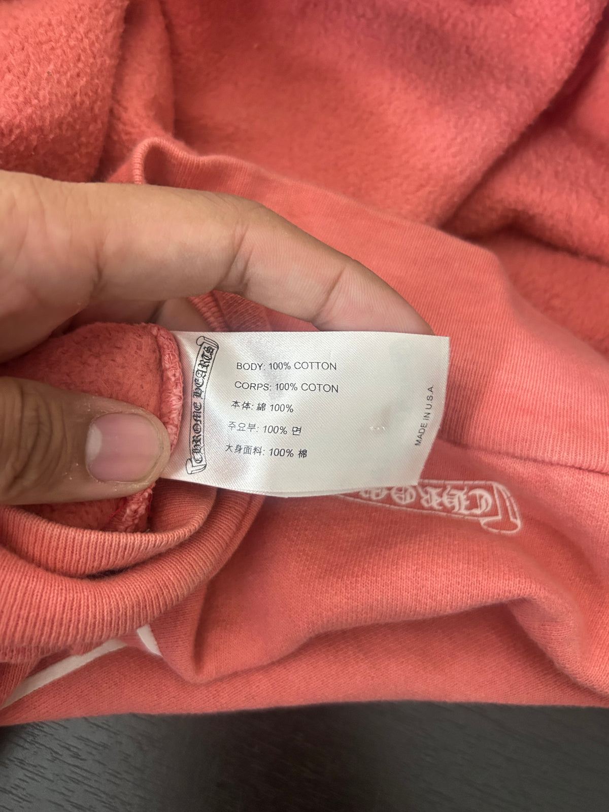 Chrome Hearts CLB Red Hoodie