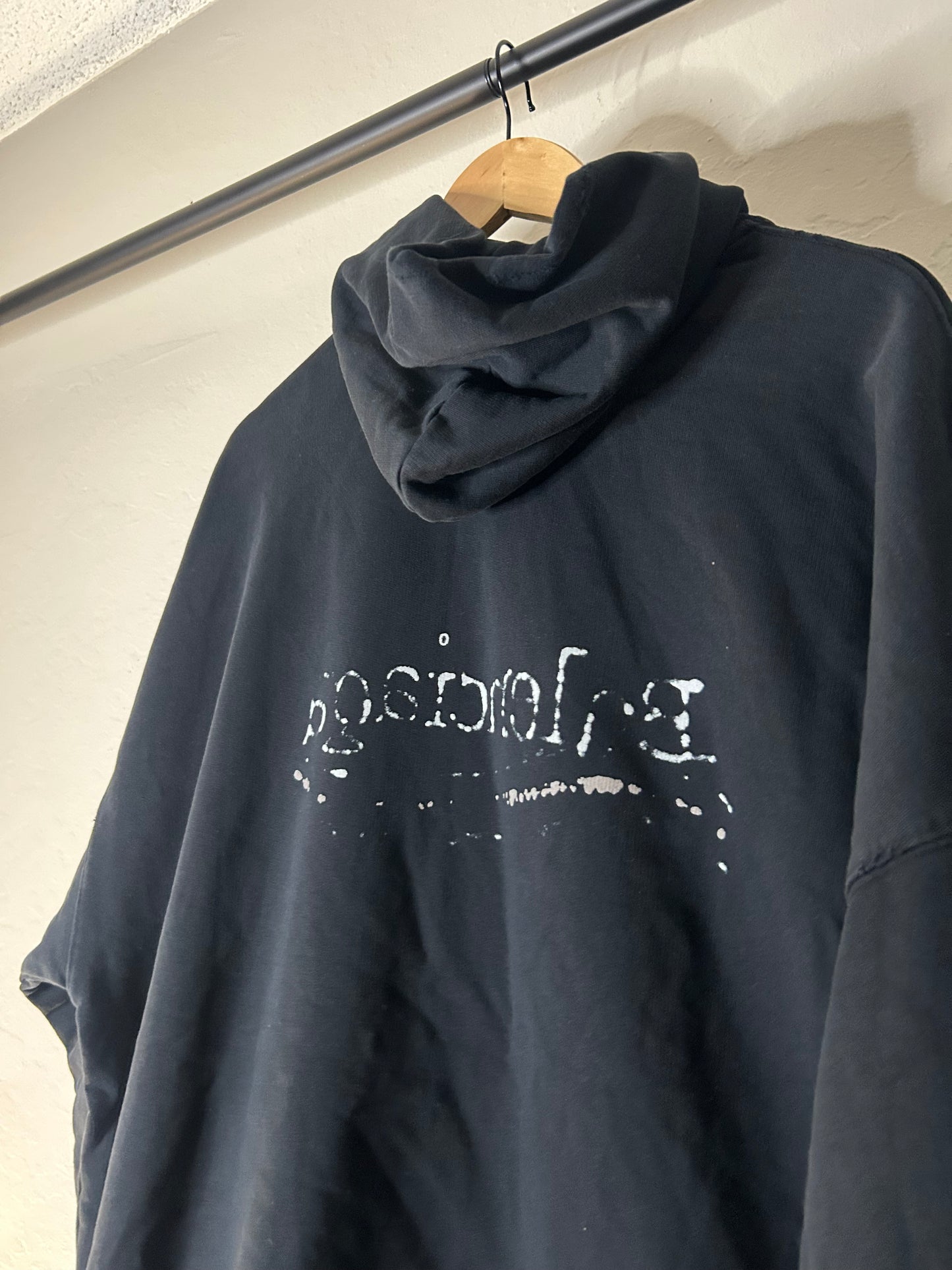 Balenciaga Hand Drawn Logo Hoodie