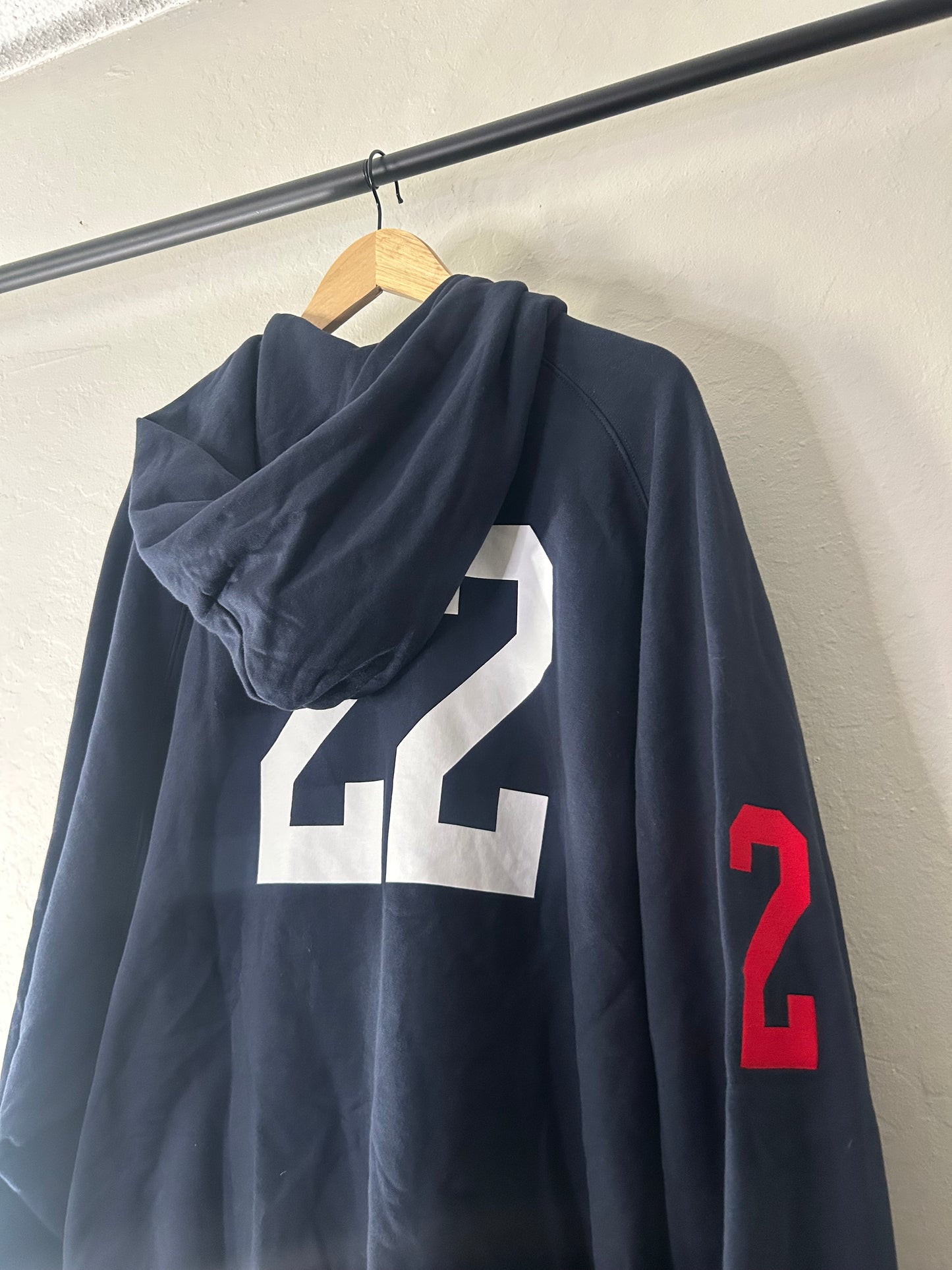Balenciaga Navy Paris Polo Zip