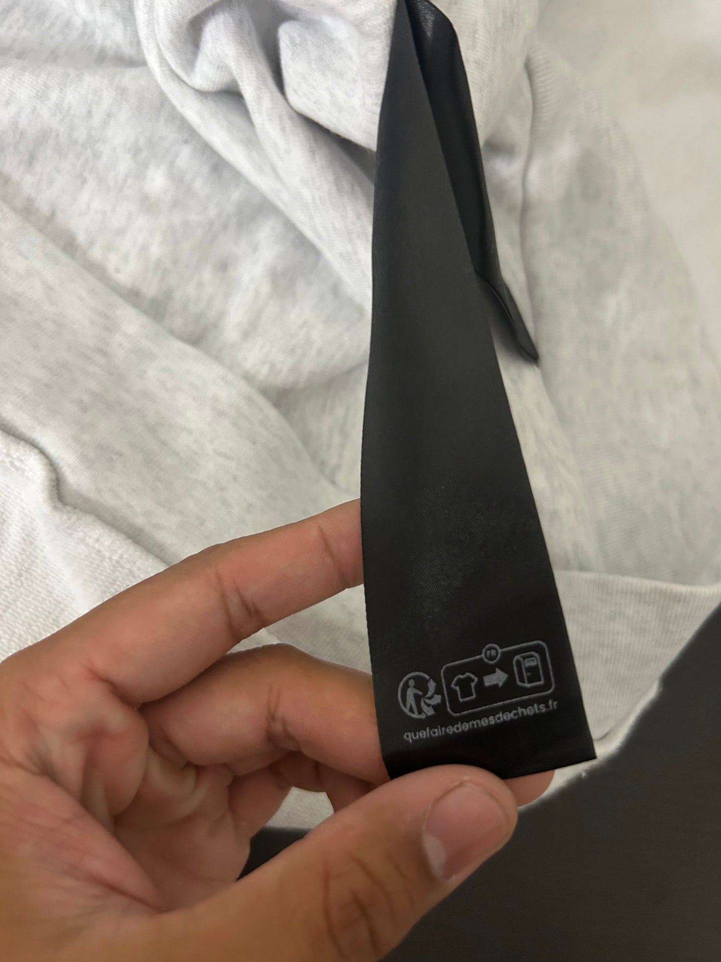 Balenciaga Grey Inside Out Hoodie