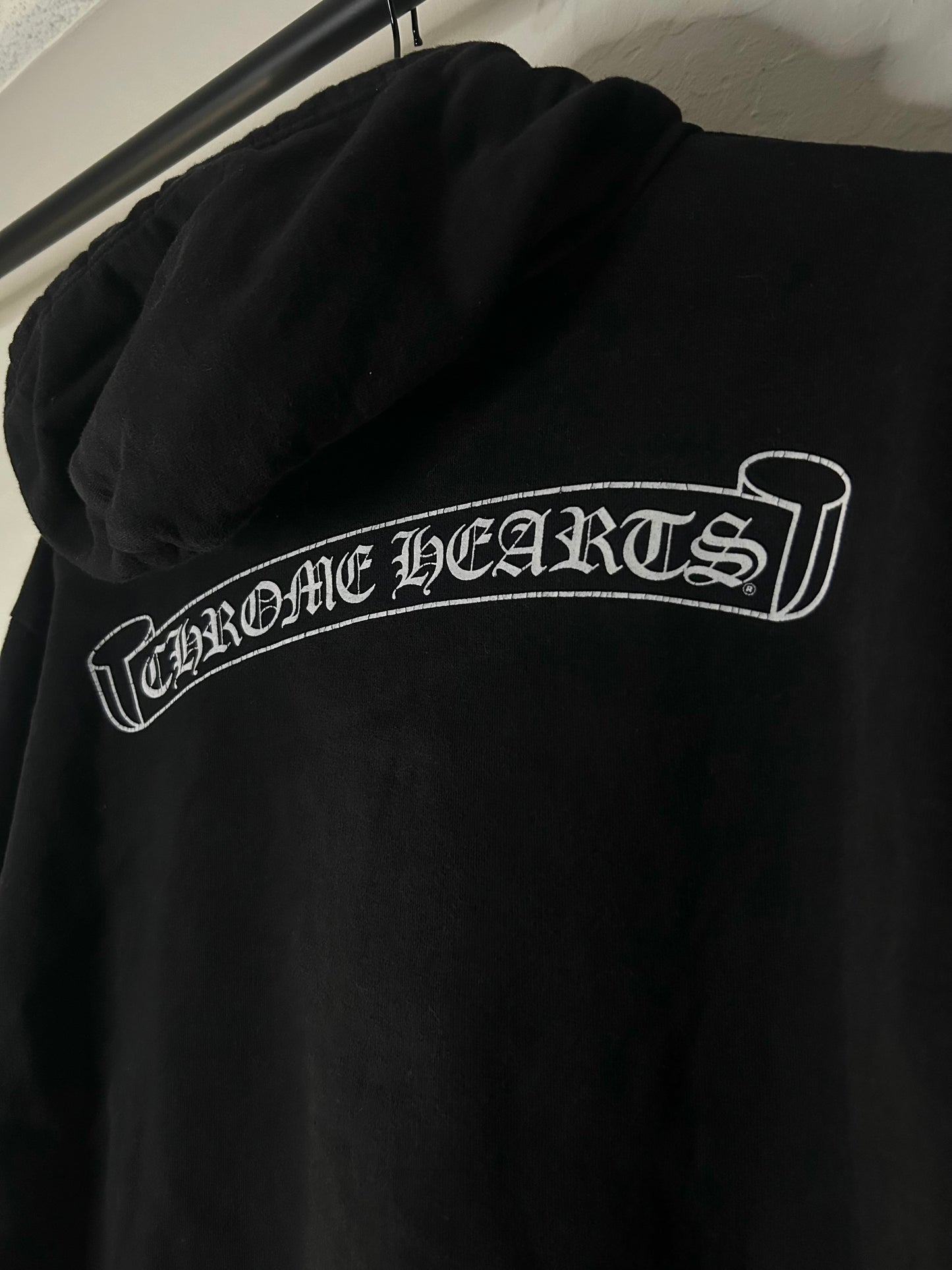 Chrome Hearts Scroll Logo Hoodie