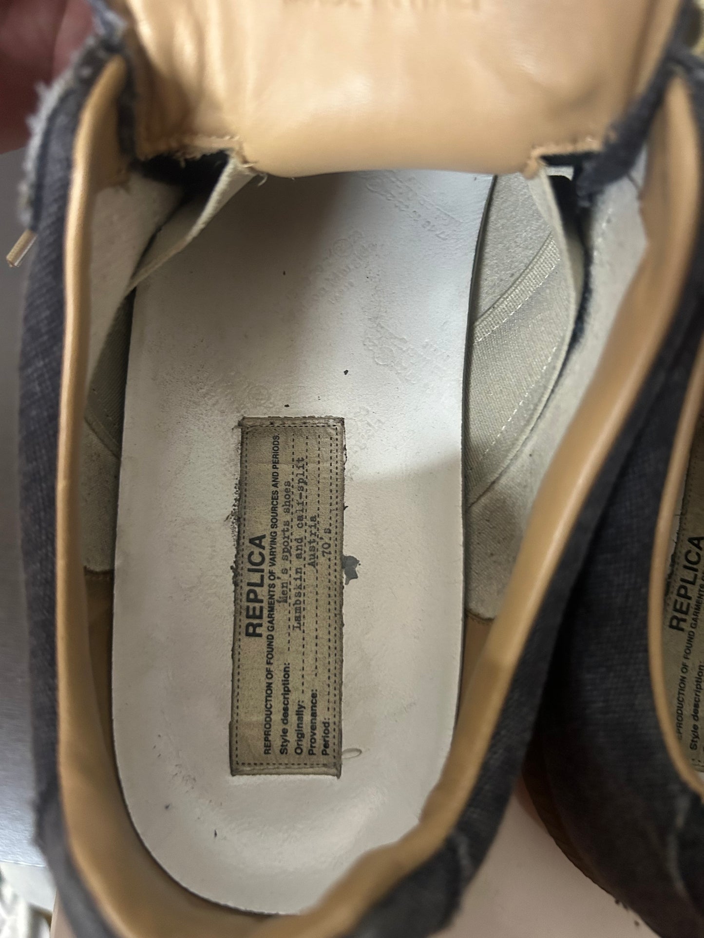 Maison Margiela Denim Paint Splatter GATs