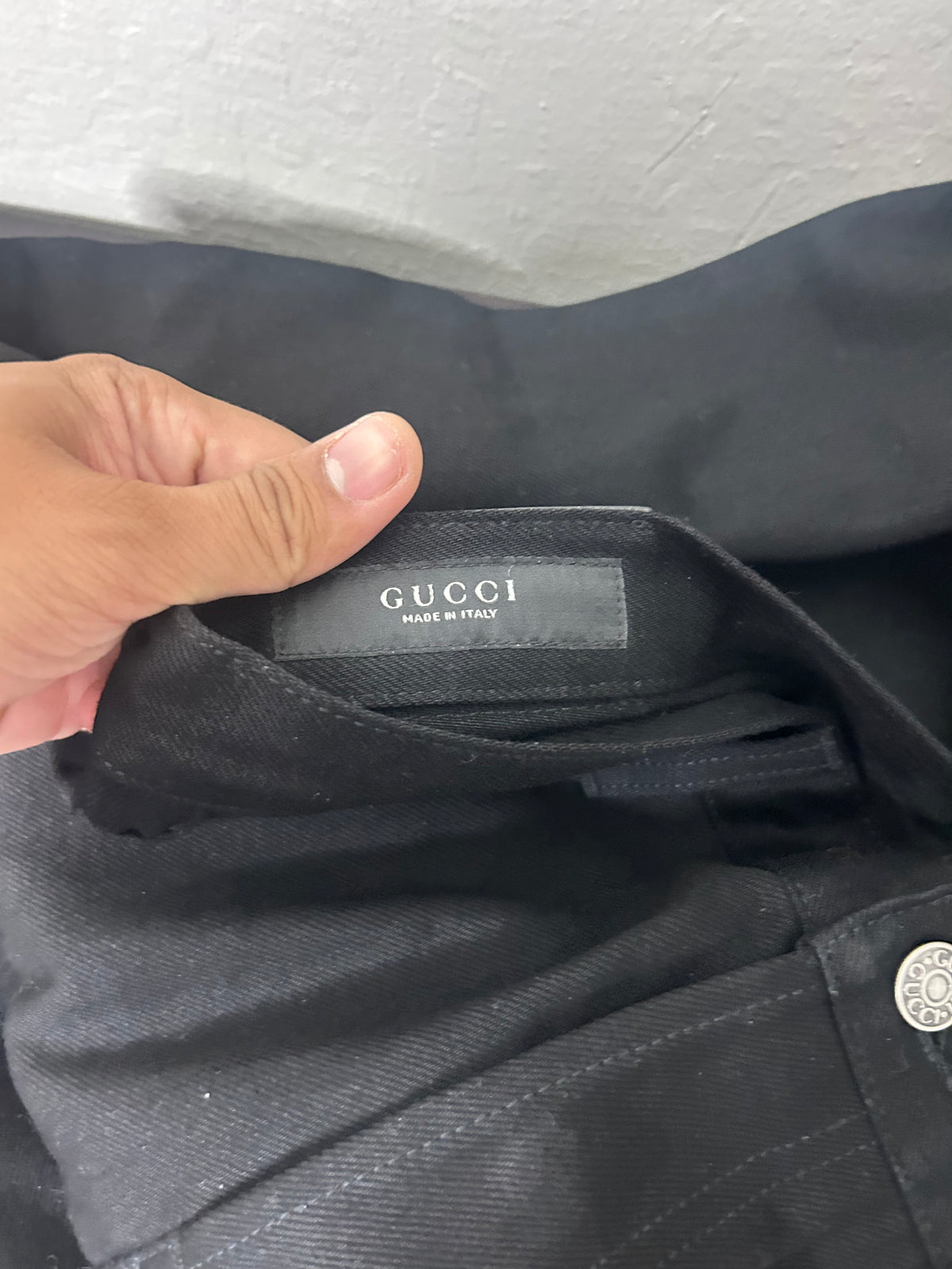 Gucci Demna Black Horsebit Jeans