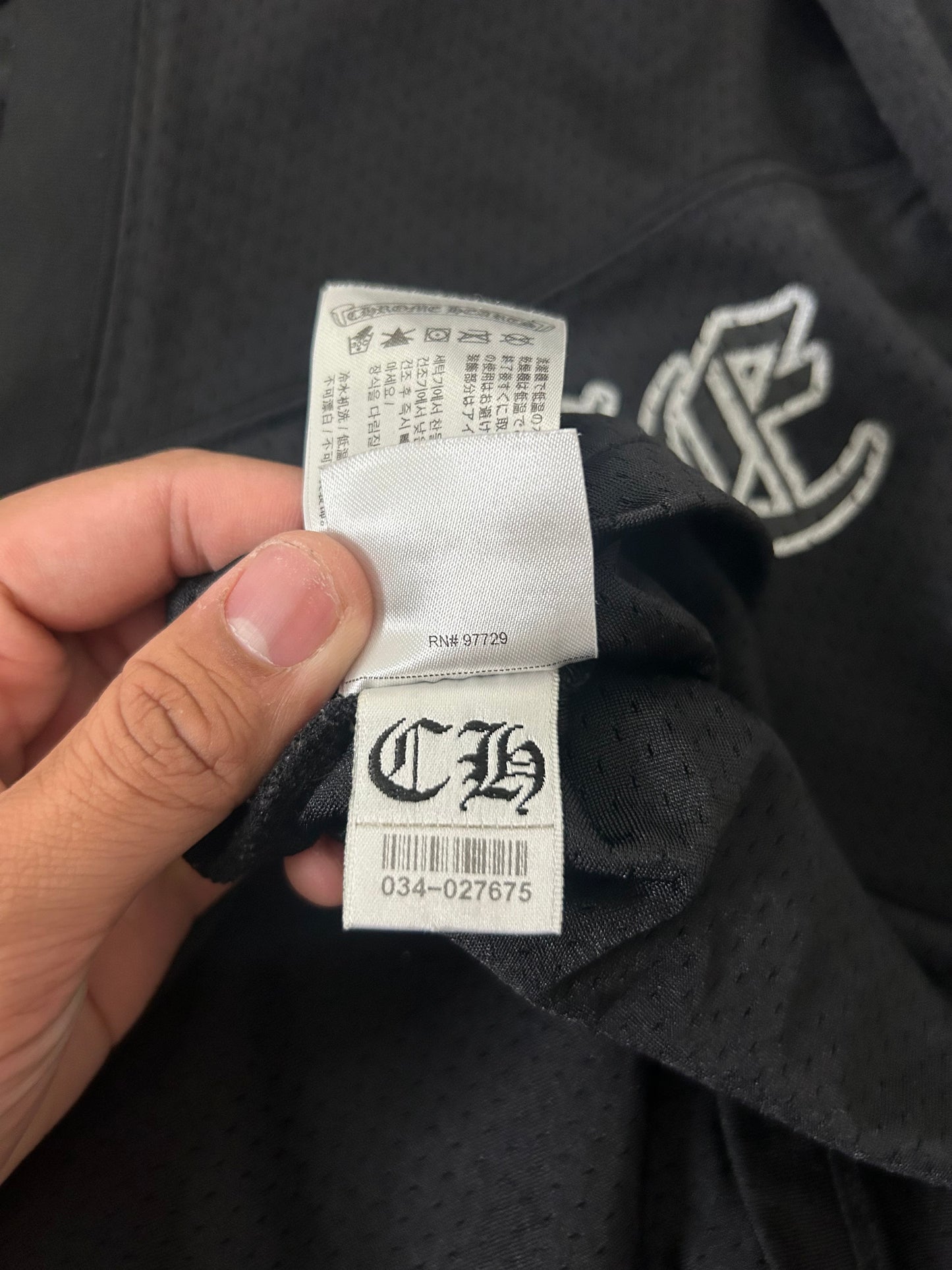 Chrome Hearts Black Longsleeve Jersey