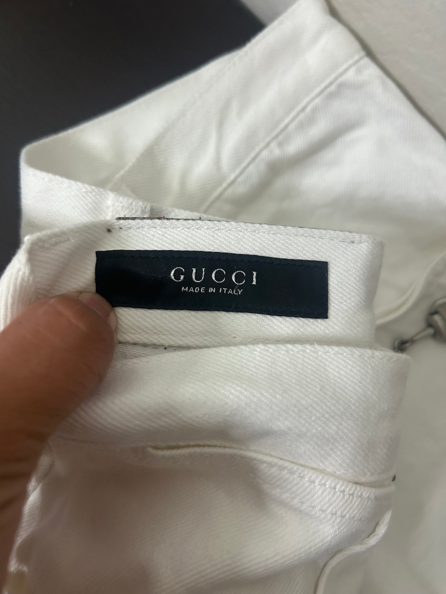 Gucci La Famiglia Horsebit Jeans