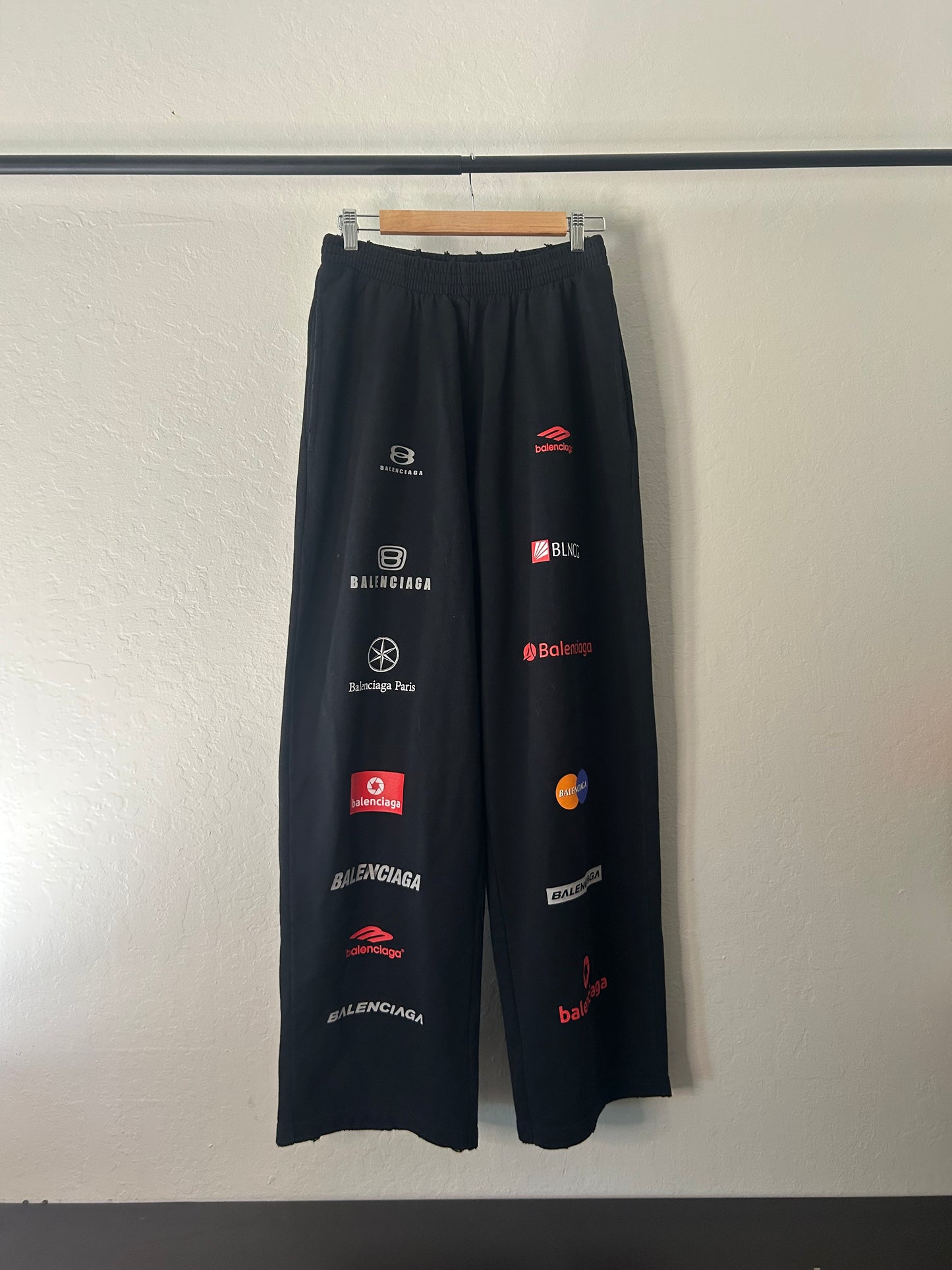 Balenciaga Black Racer Sweatpants