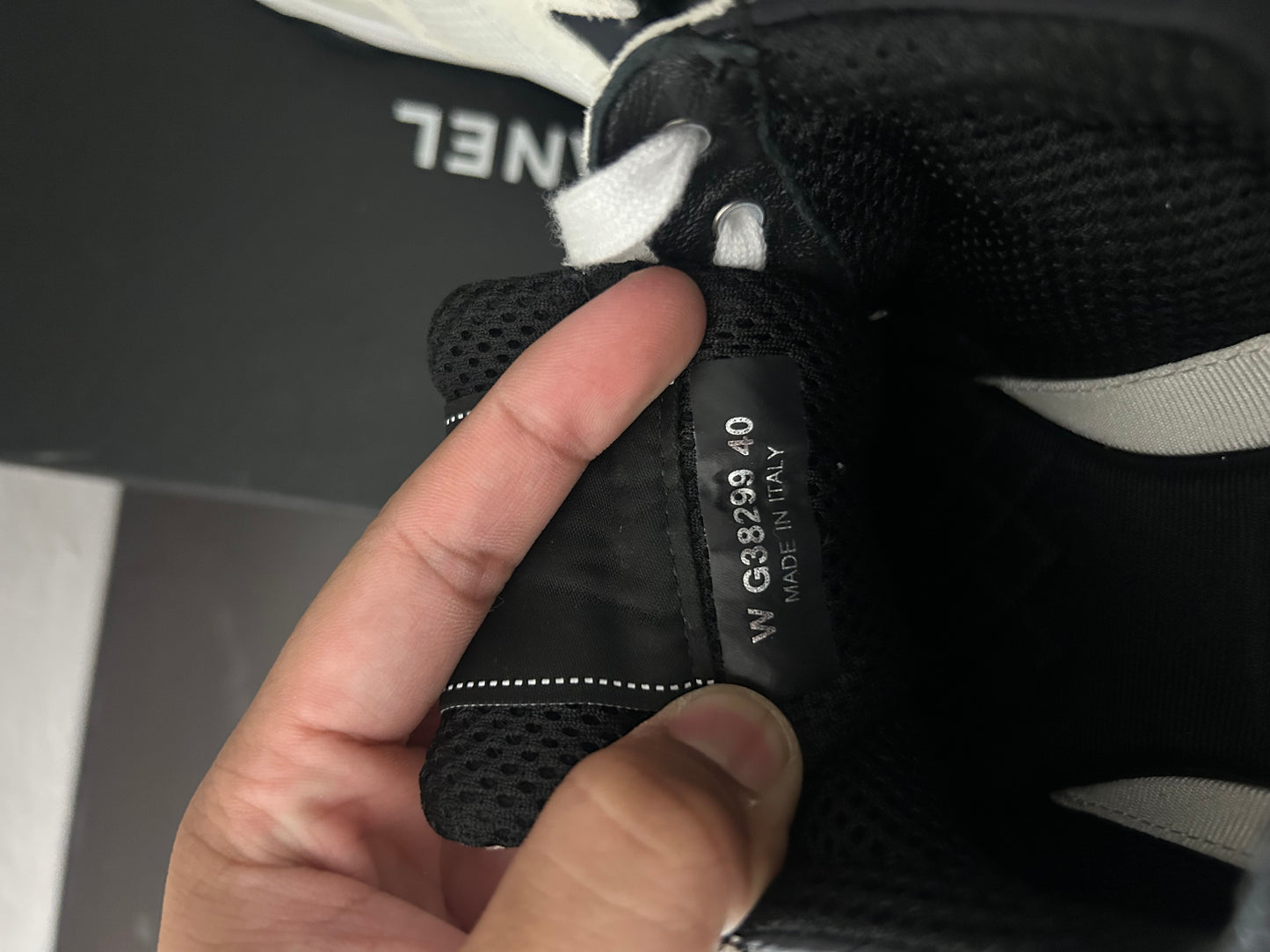 Chanel White CC Runners