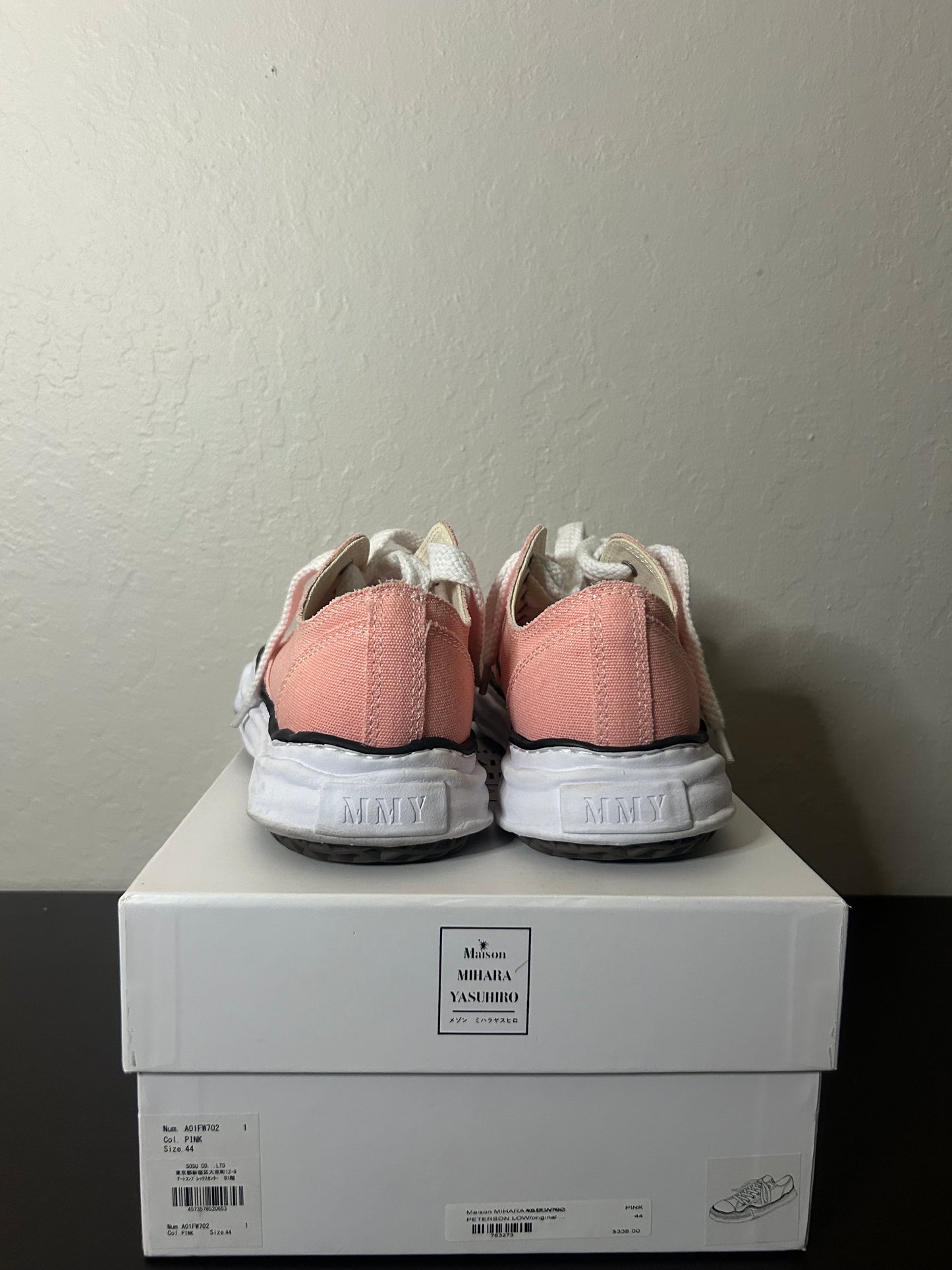 Maison Mihara Pink Low Top Sneaker