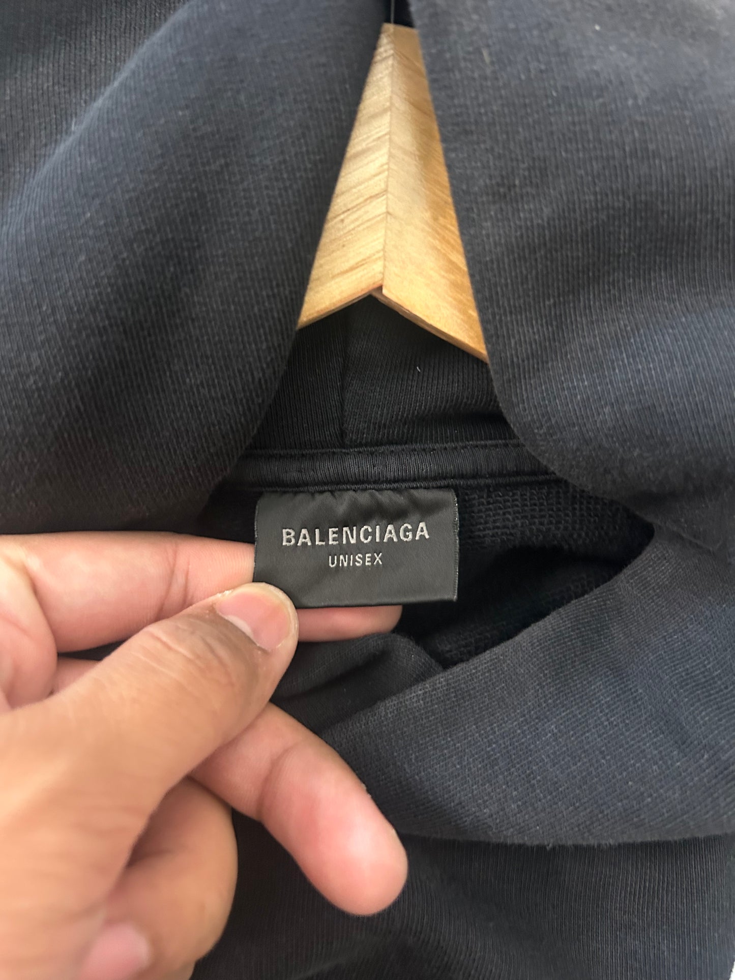 Balenciaga Outline Logo Hoodie
