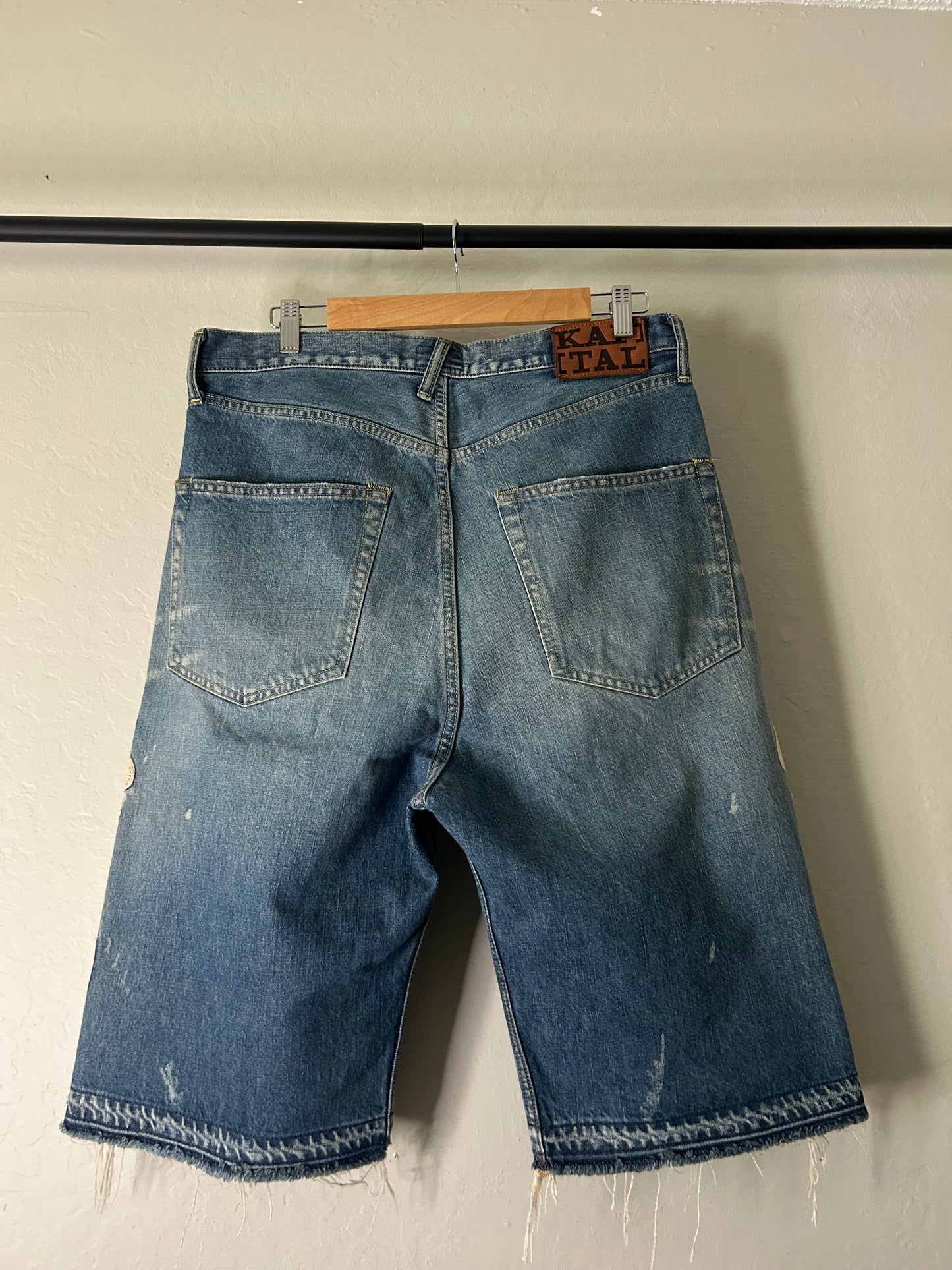 Kapital Blue Bone Shorts