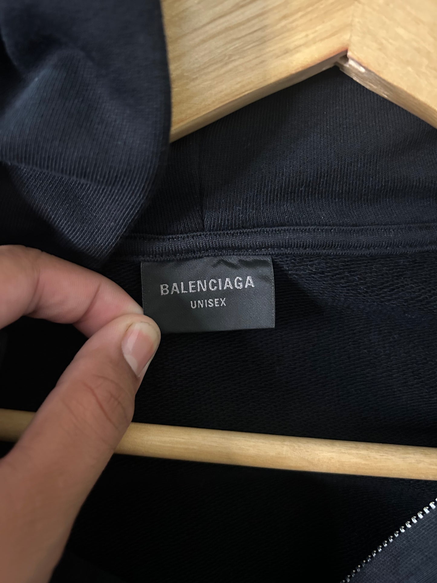 Balenciaga Paris Soccer Zip Up Hoodie