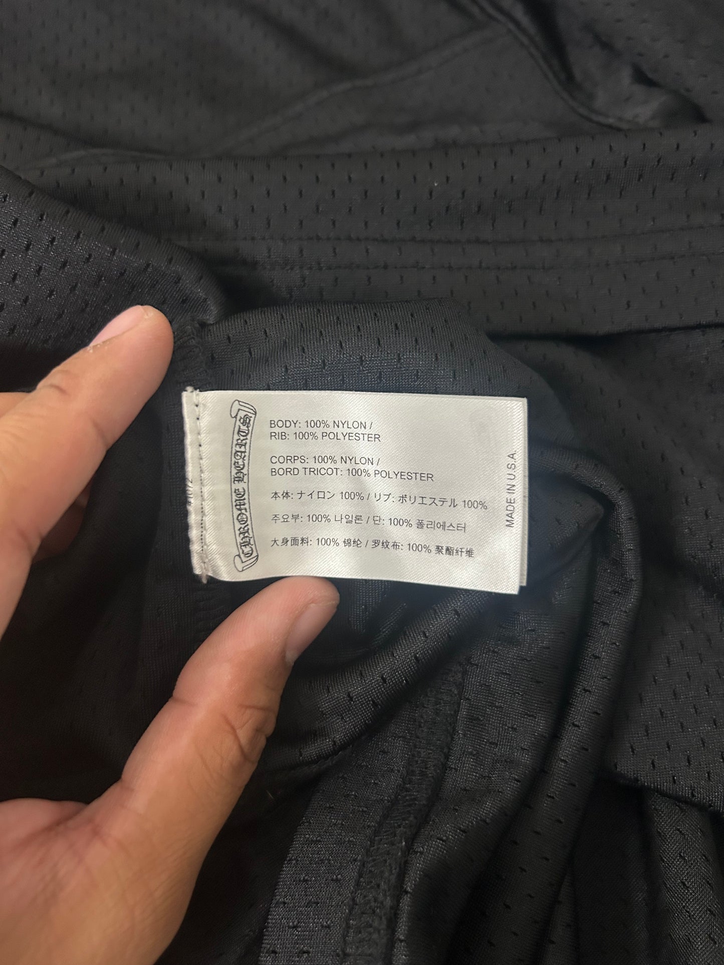 Chrome Hearts Black Short Sleeve Jersey
