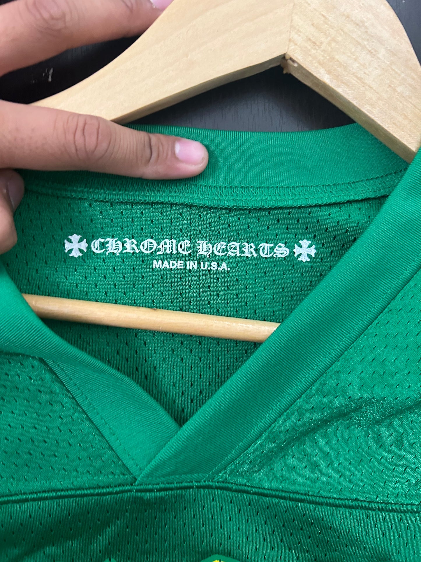 Chrome Hearts Green/Yellow Longsleeve Jersey