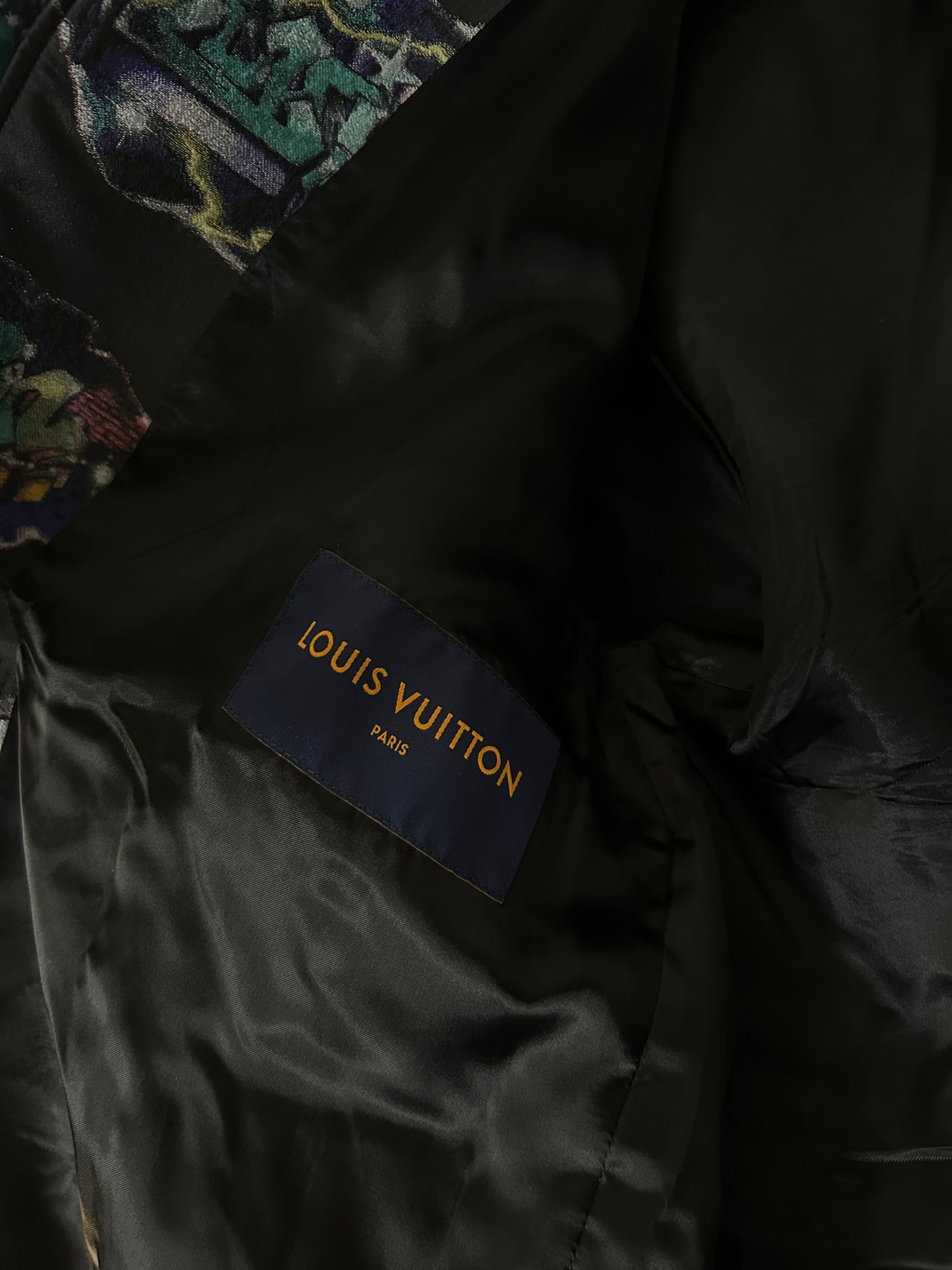 Louis Vuitton Virgil Embroidered Graffiti Jacket