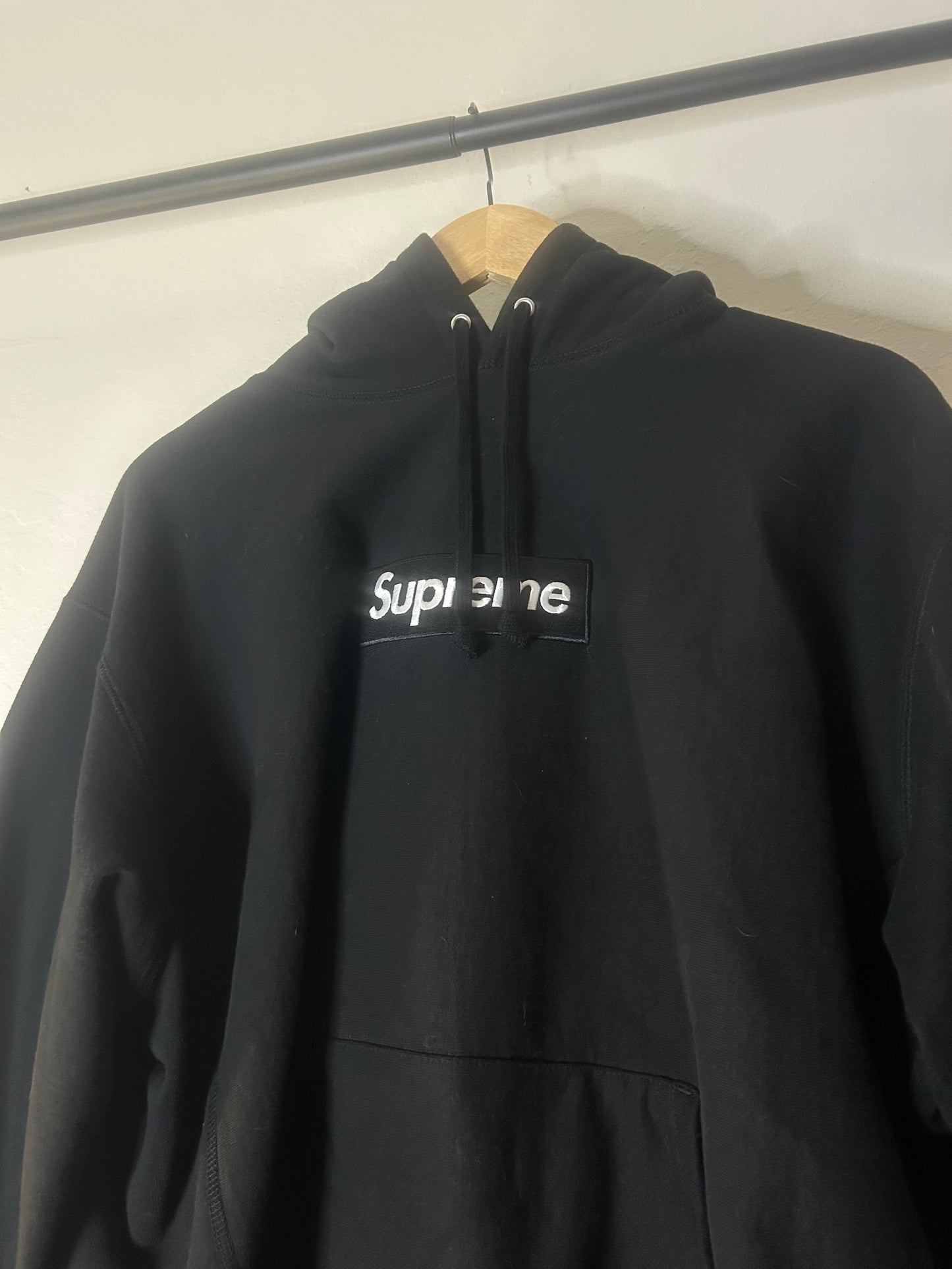 Supreme Black Box Logo Hoodie