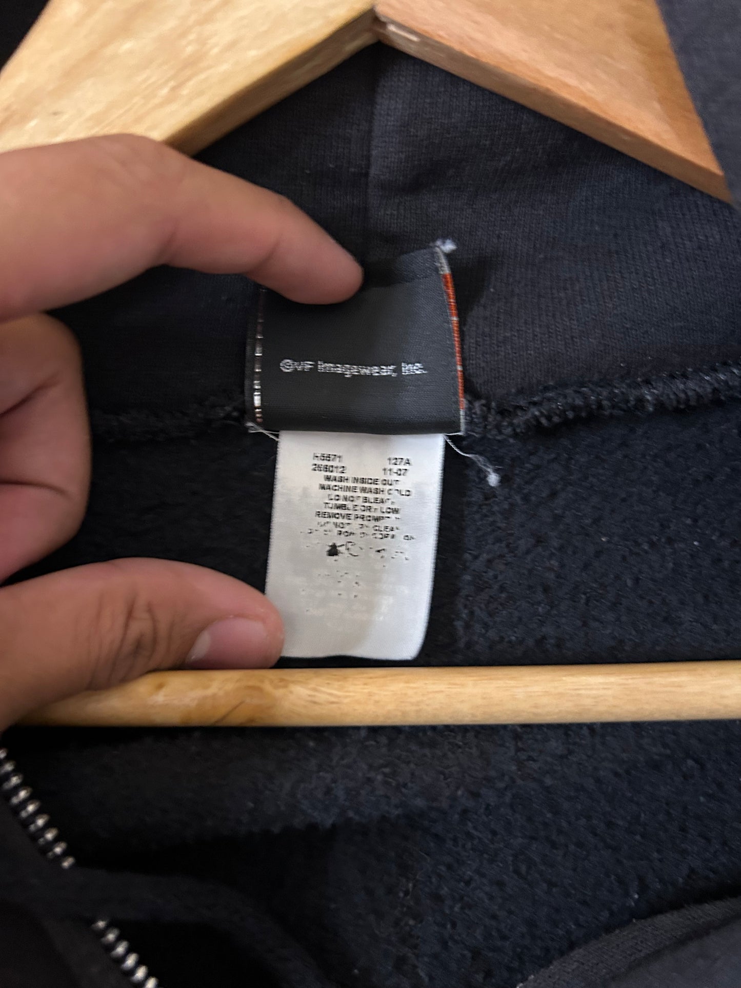 Vintage Harley Flame Zip Up