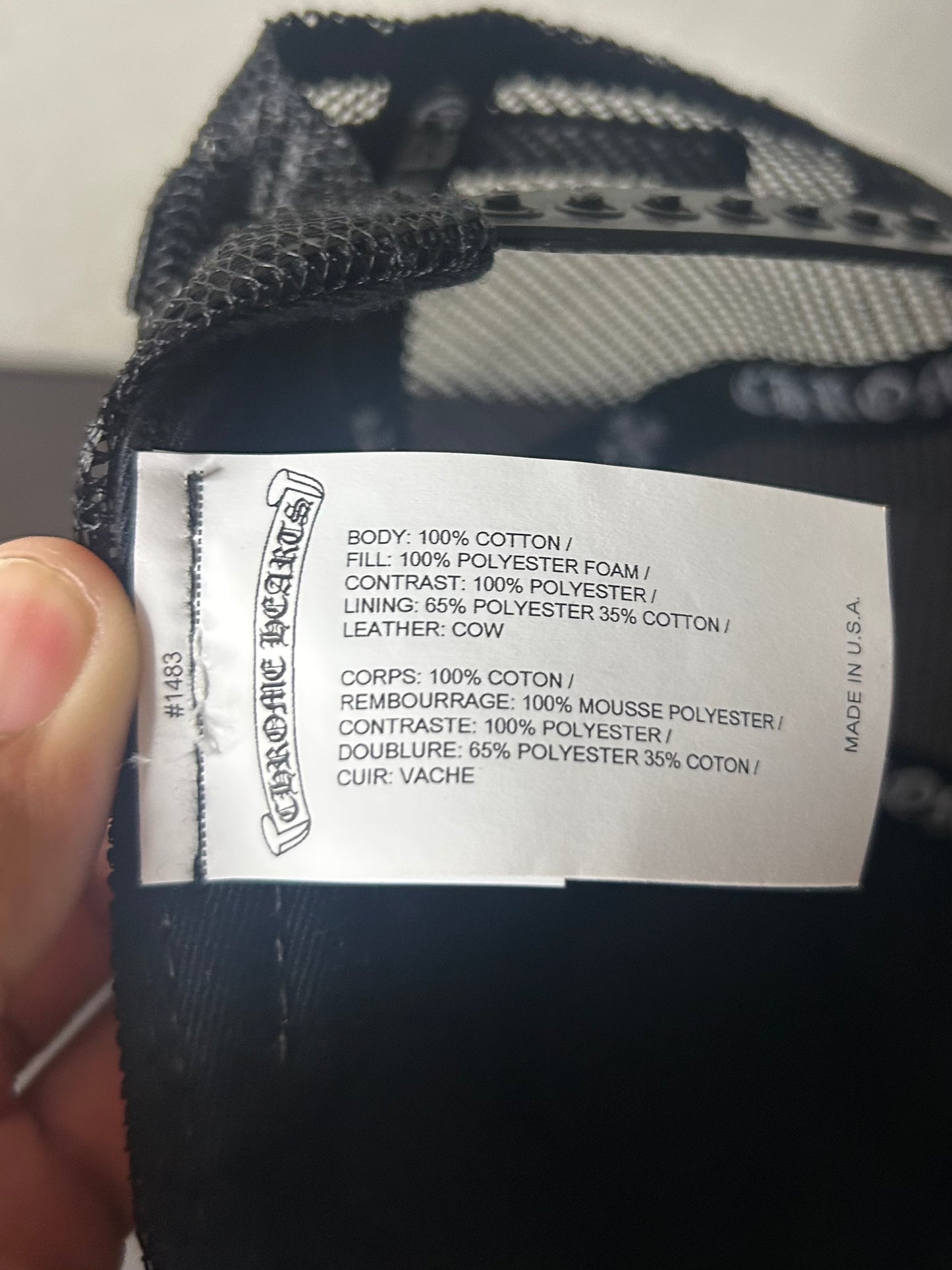 Chrome Hearts Camo Triple Cross Hat