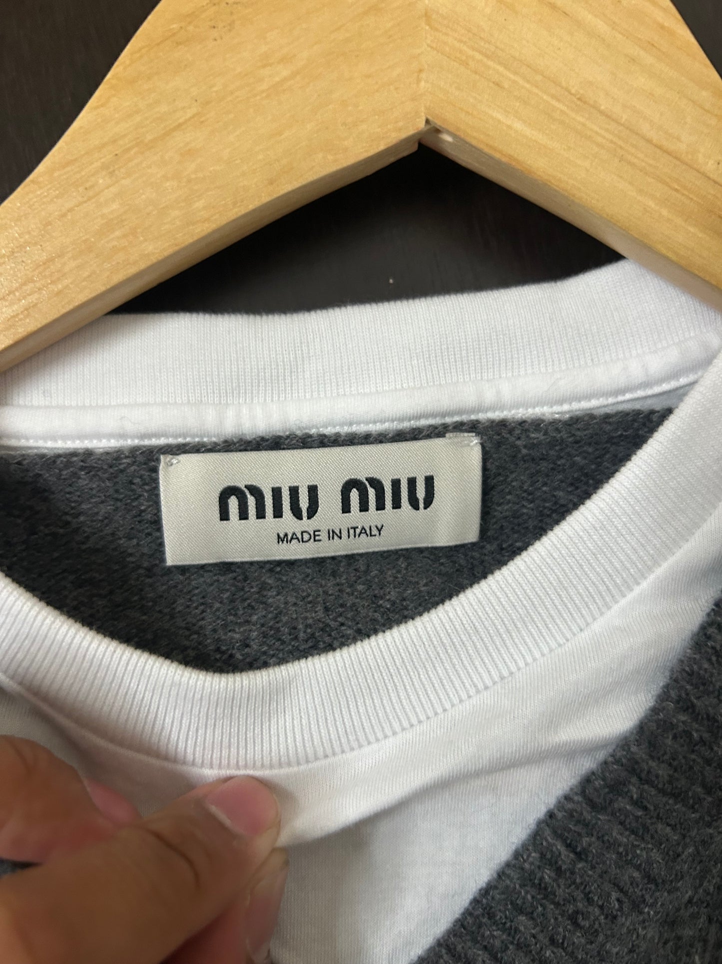 Miu Miu Cashmere V Neck Sweater