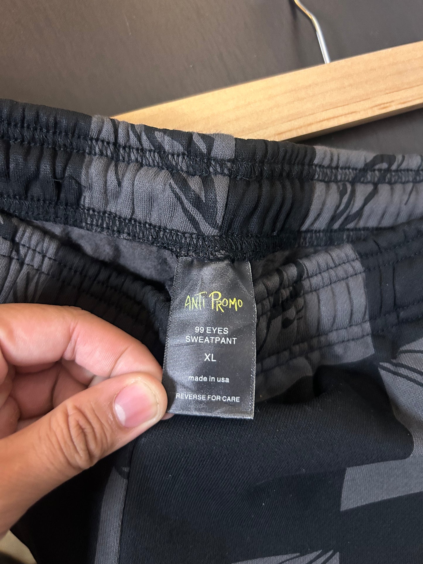 Matty Boy 99 Eyes Black Sweatpants