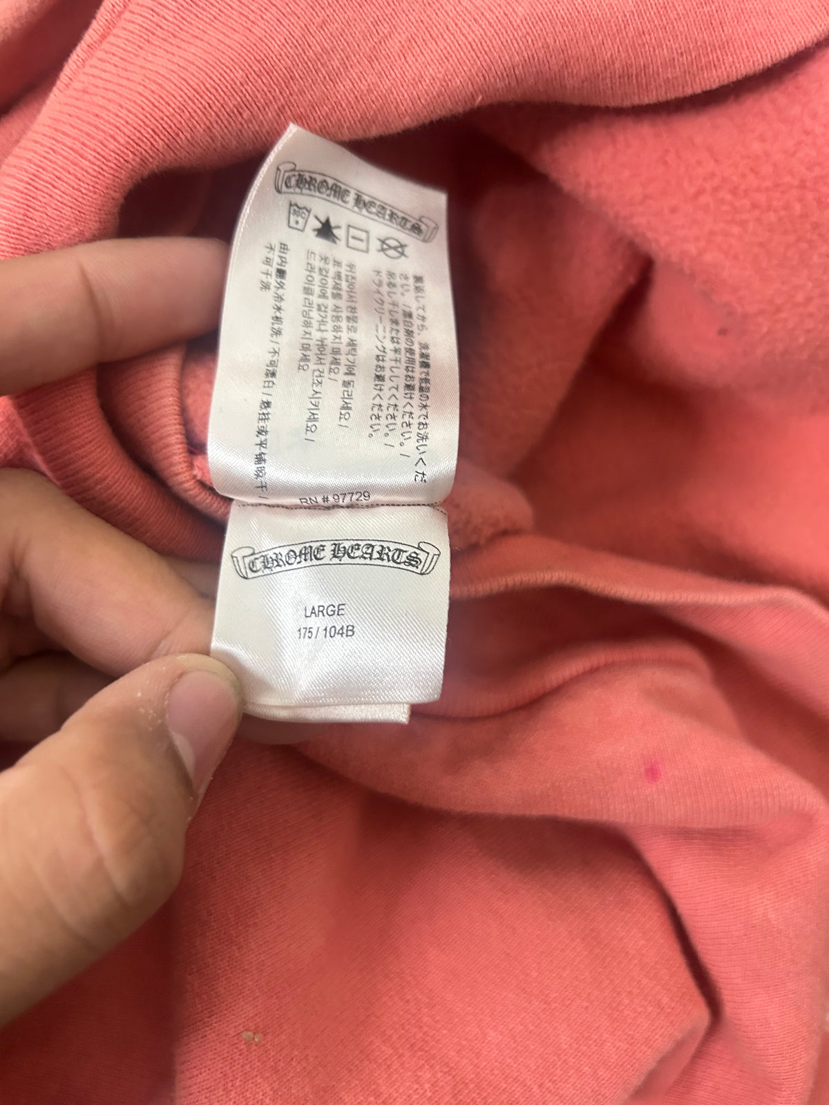 Chrome Hearts CLB Red Hoodie