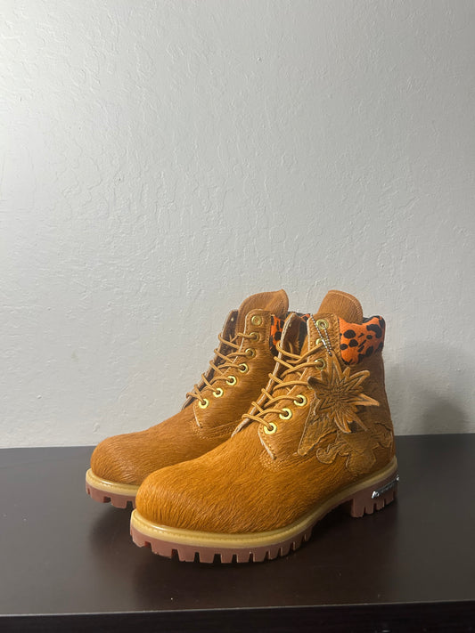 Murd333r FM Ponyhair Tan Boots