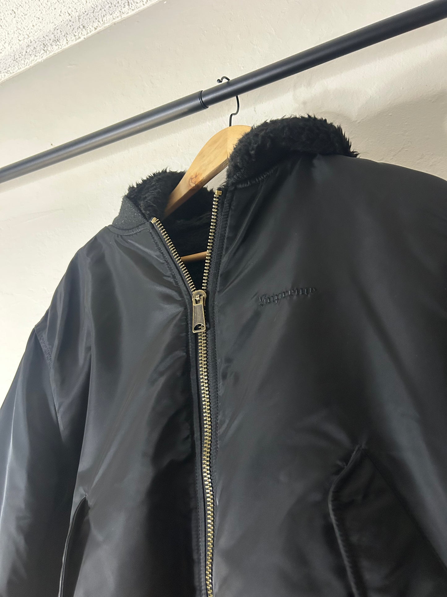 Supreme Reversible Faux Bomber