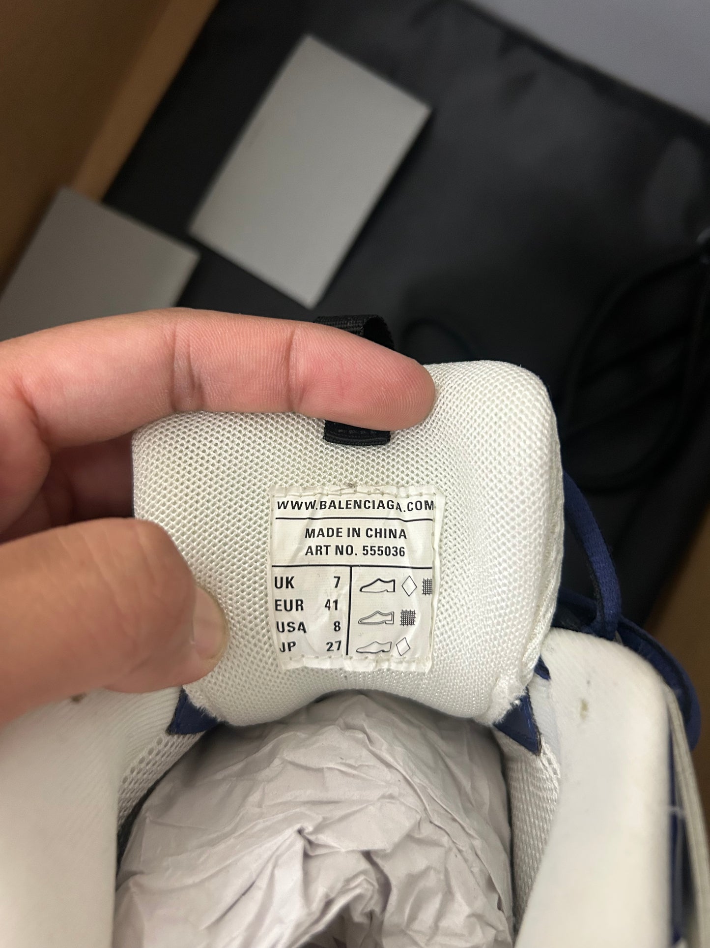 Balenciaga LED Blue Track Runners
