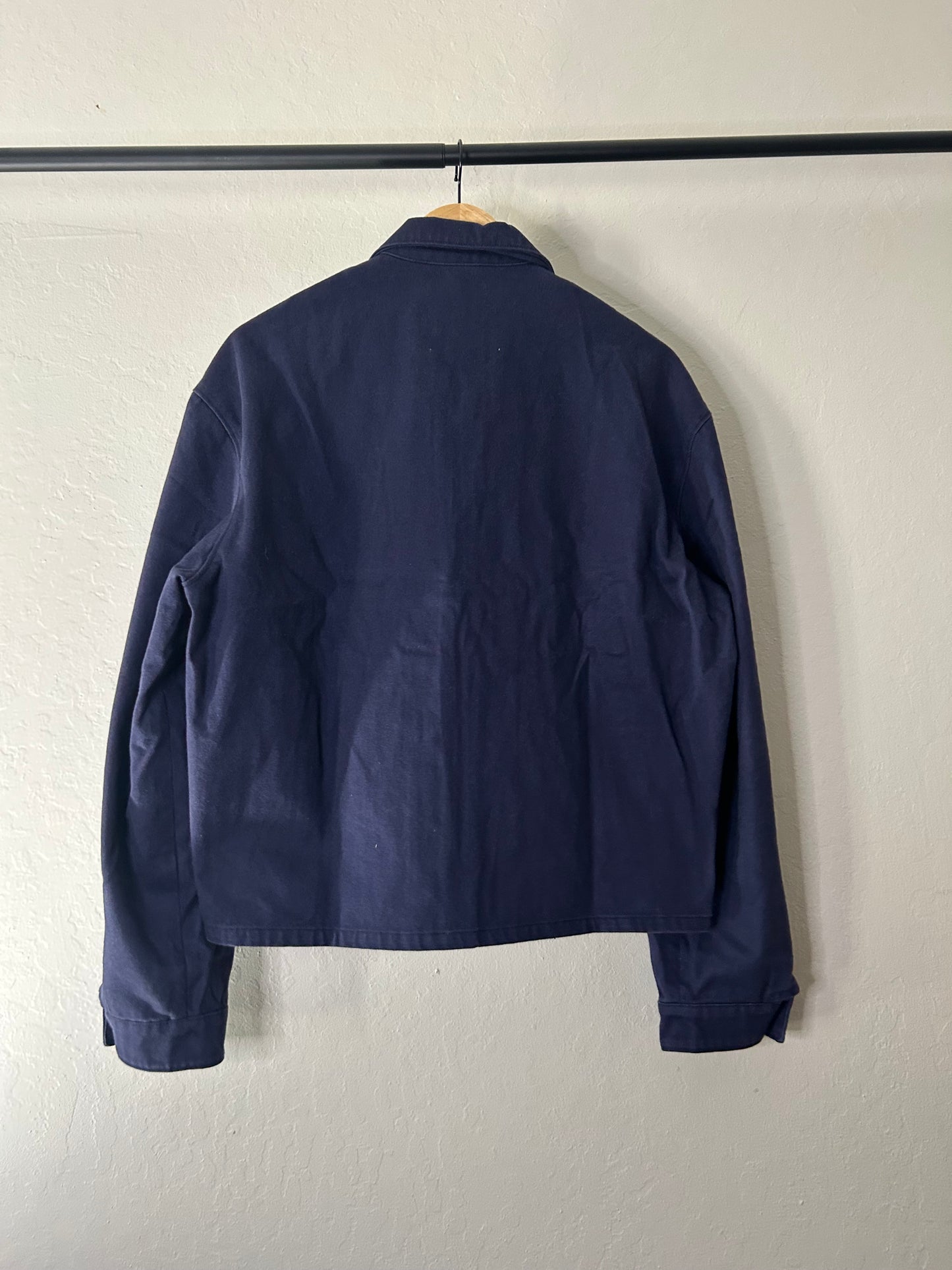 Prada Navy Blue Canvas Jacket