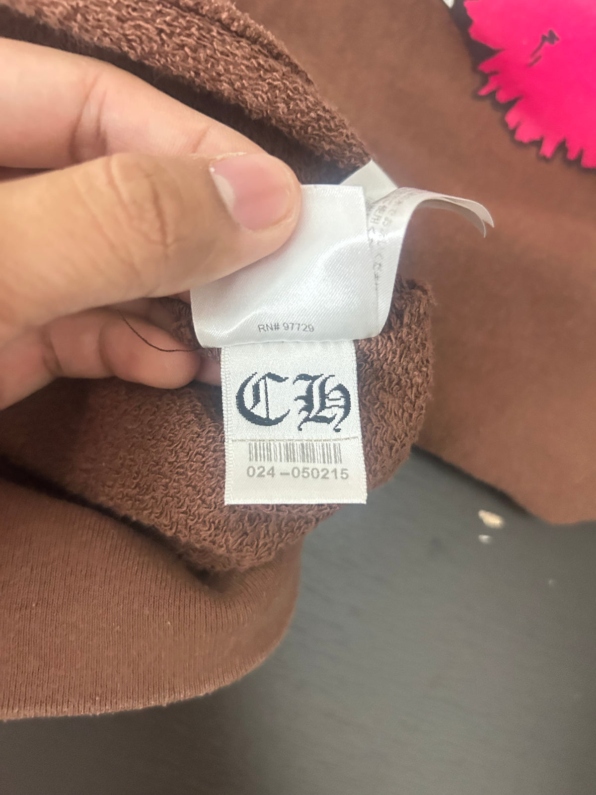 Chrome Hearts Matty Boy Brown Structure Crewneck