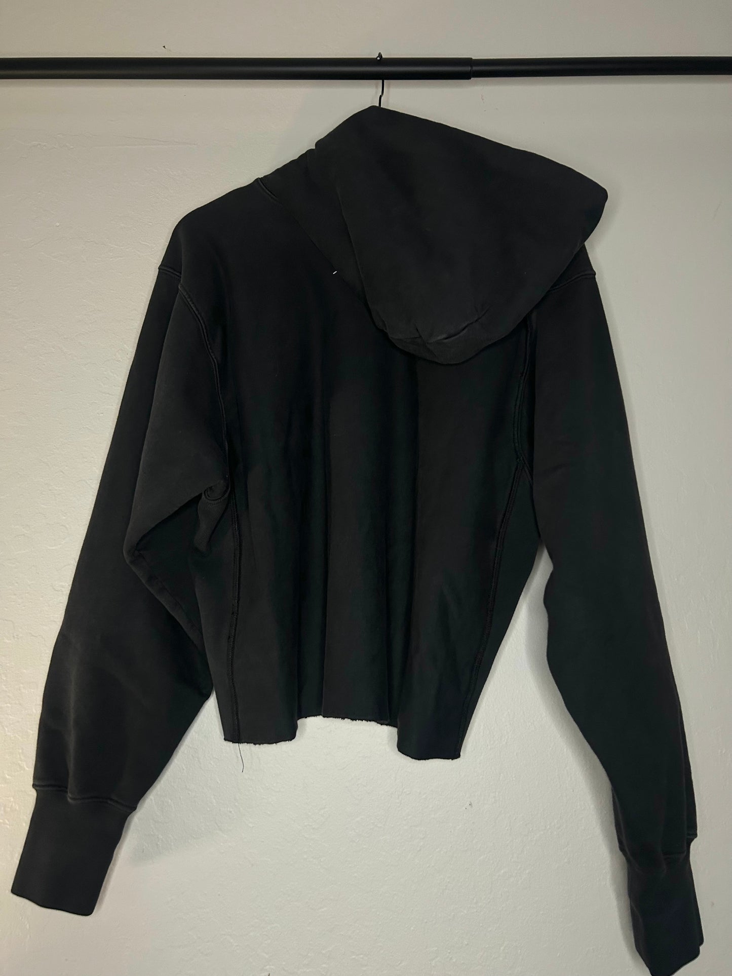 Maison Margiela Cropped Embrodidery Hoodie