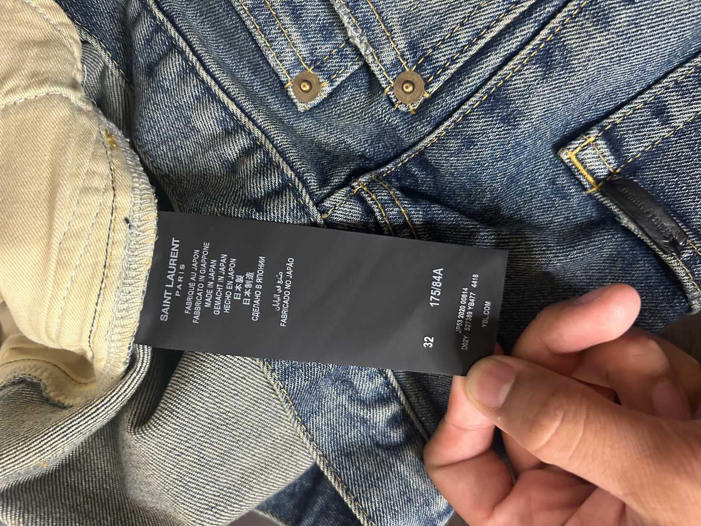 Saint Laurent D02 Mudwash Jeans