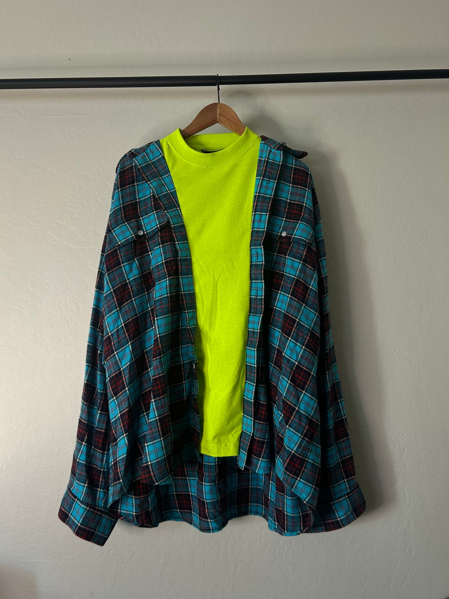 Balenciaga Trompe Loeil Neom Flannel