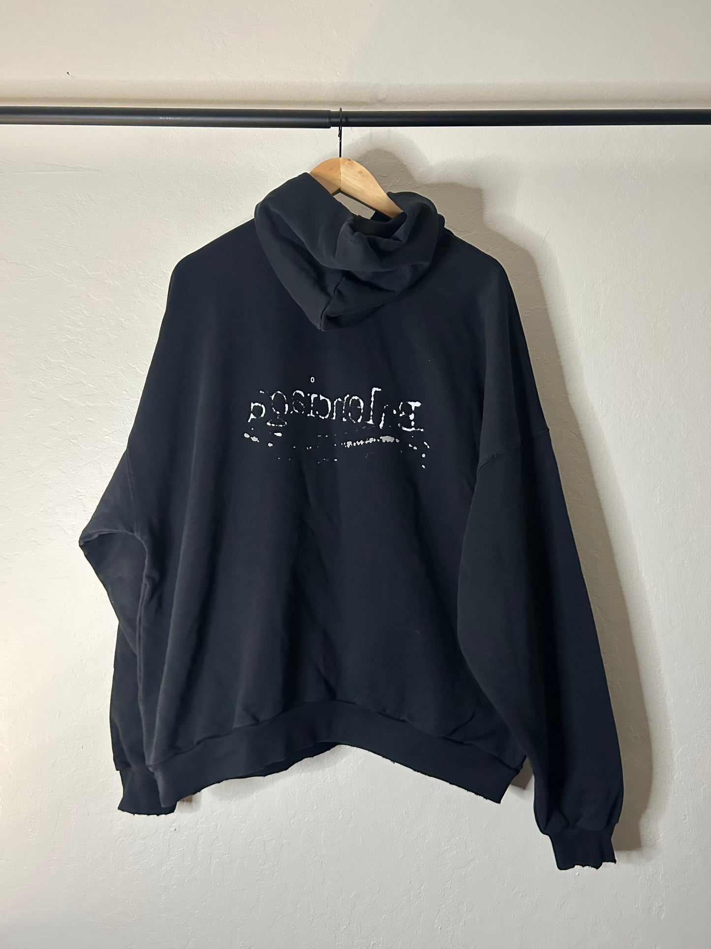 Balenciaga Hand Drawn Logo Hoodie