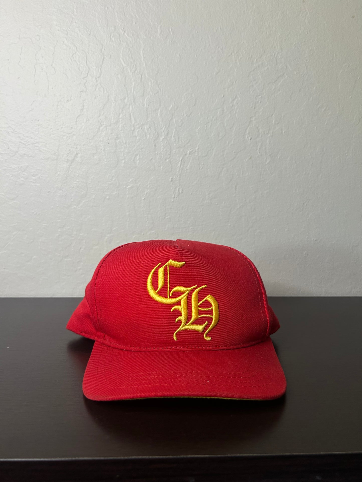 Chrome Hearts Red and Yellow Baseball Cap