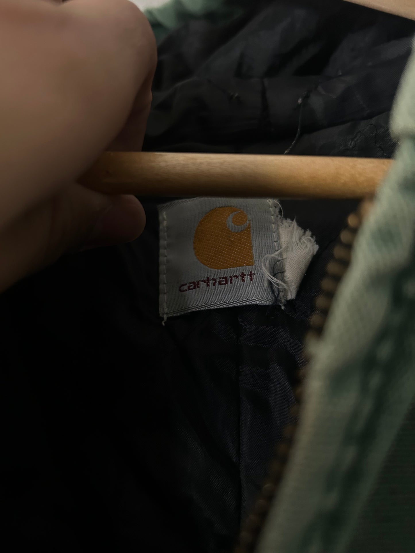 Green Vintage Carhartt Work Jacket