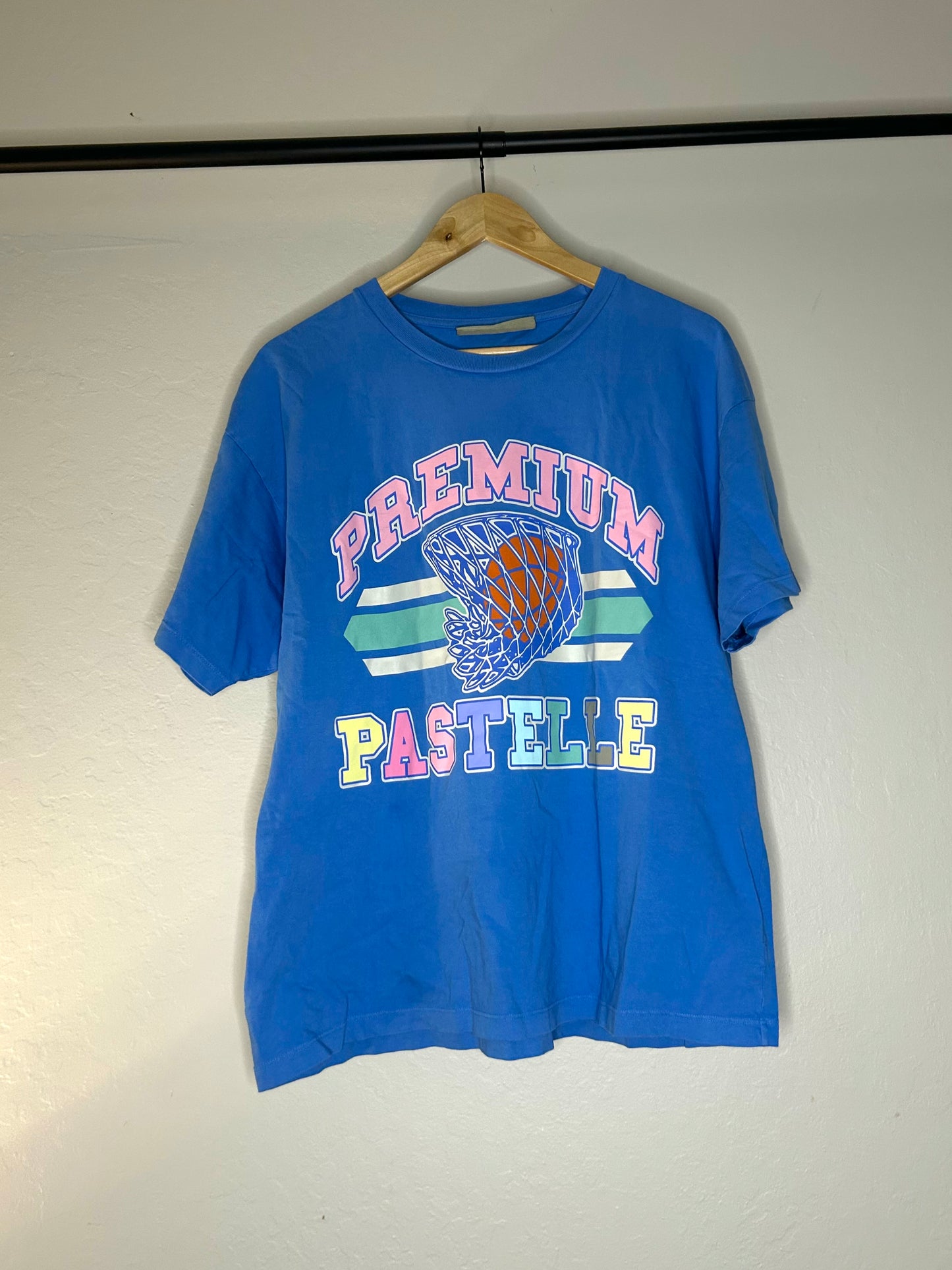 Pastelle Blue Basketball Tee