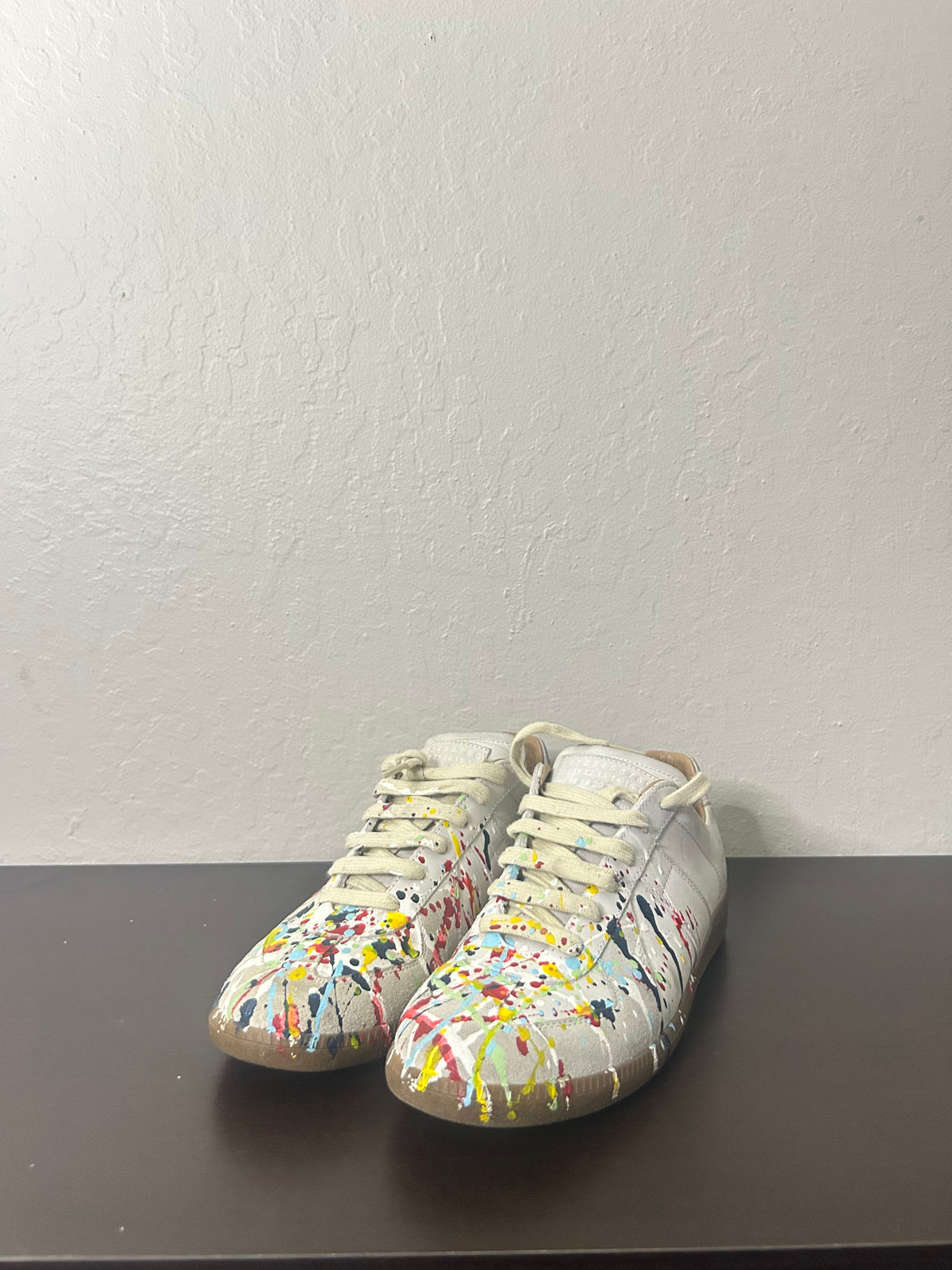 Maison Margiela White Paint Splatter Gats
