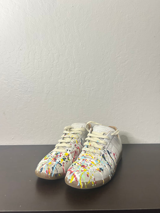 Maison Margiela White Paint Splatter Gats