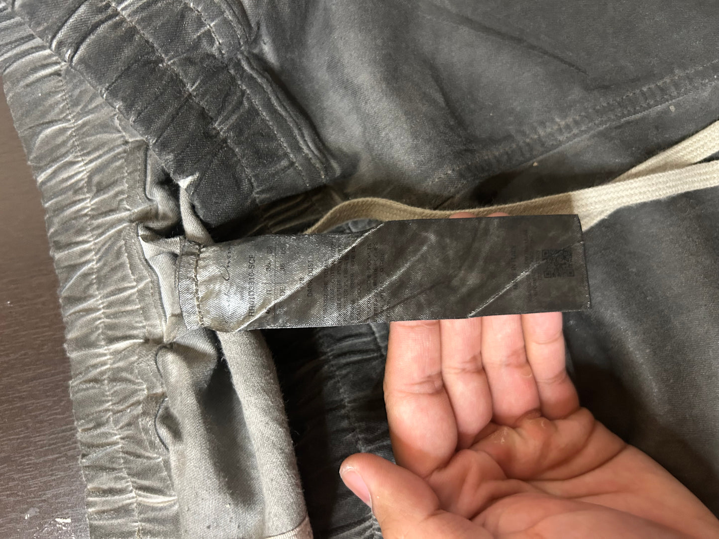 Rick Owens Waxed Lido Shorts
