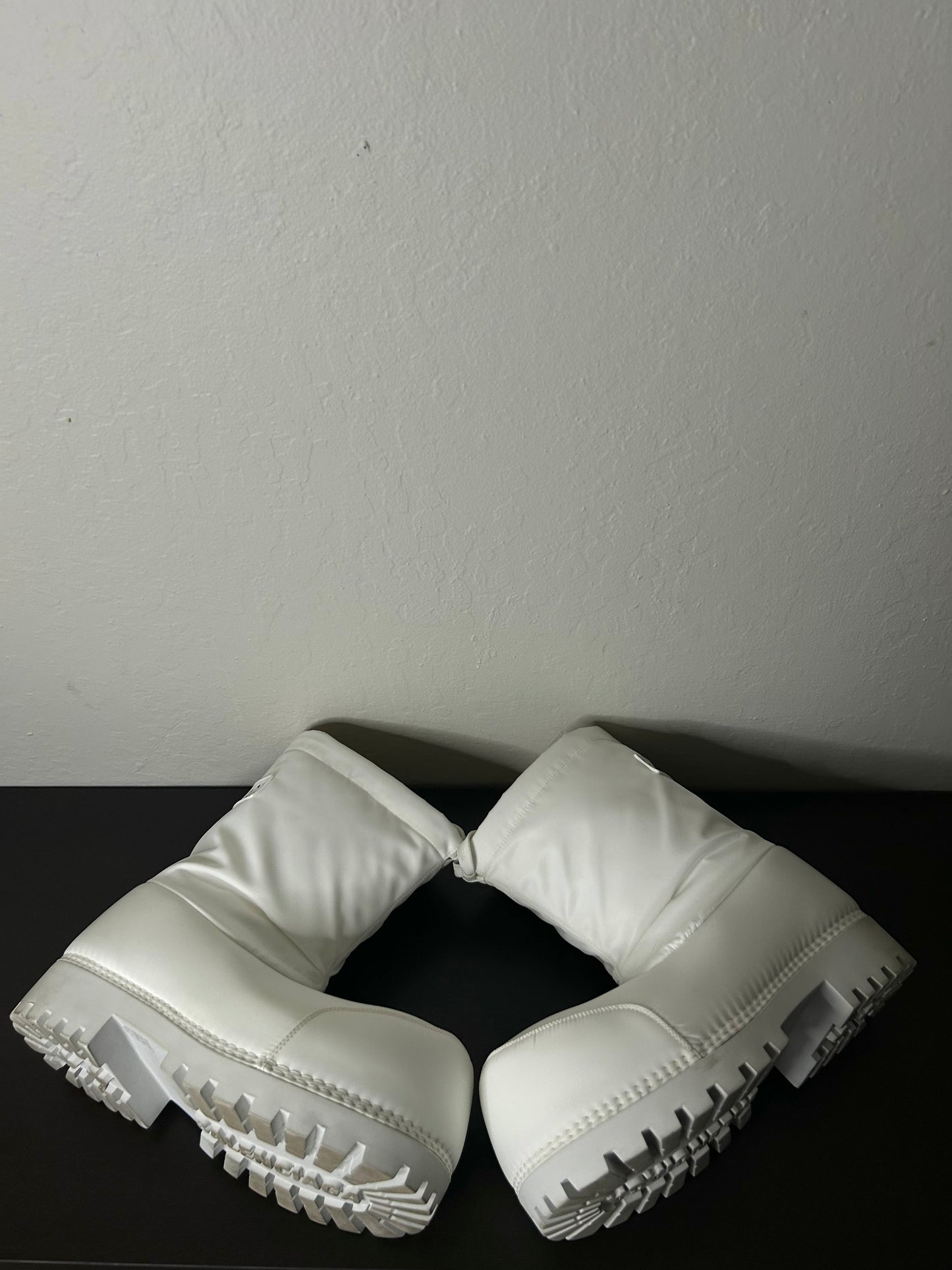 Balenciaga White Ski Boots